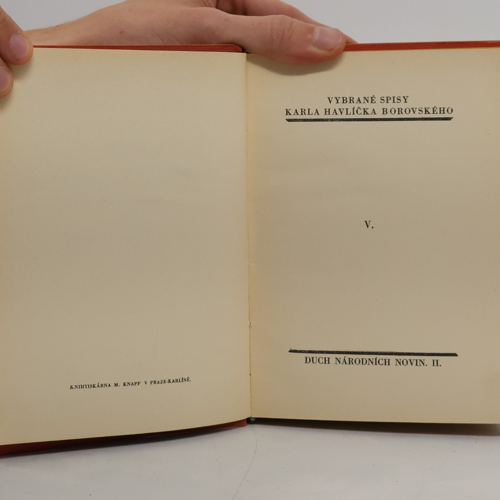 Karel Havlíček Borovský Duch národních novin II.