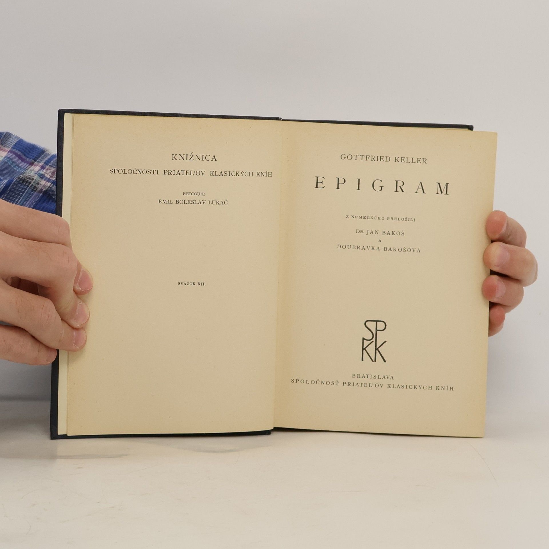 Gottfried Keller Epigram