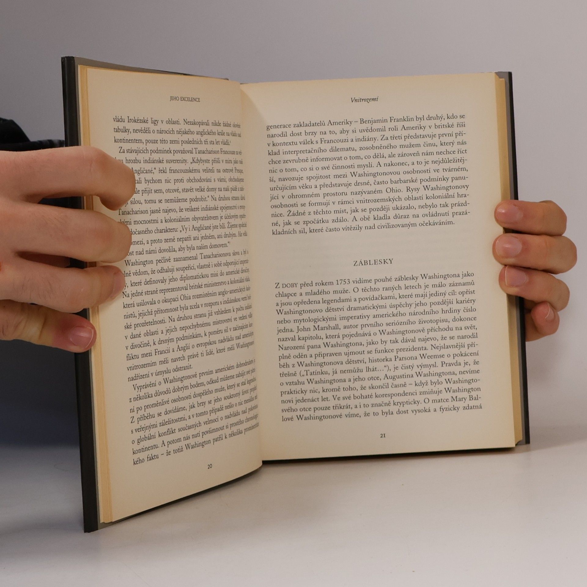 Martina Moravcová Jeho Excelence George Washington