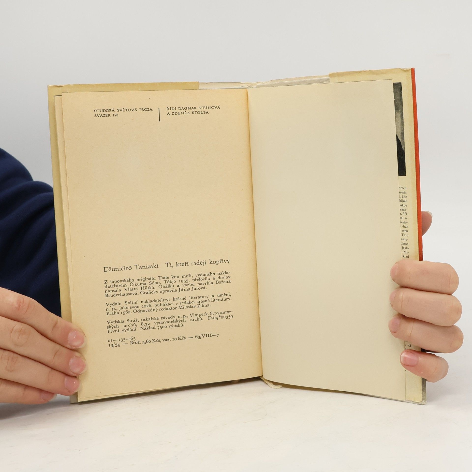 Jun'ichirō Tanizaki Ti, kteří raději kopřivy