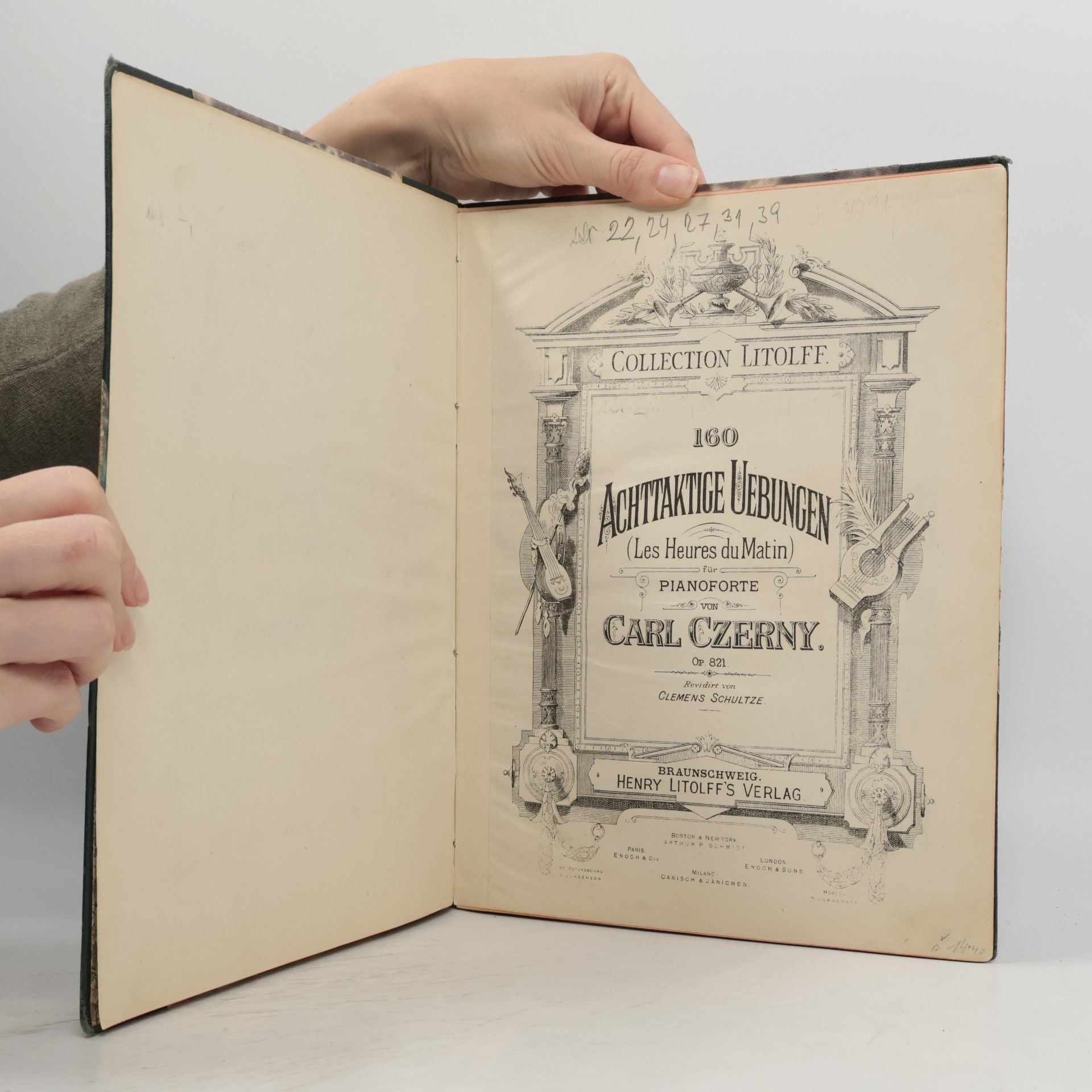 Carl Czerny 160 Achttaktige Uebungen