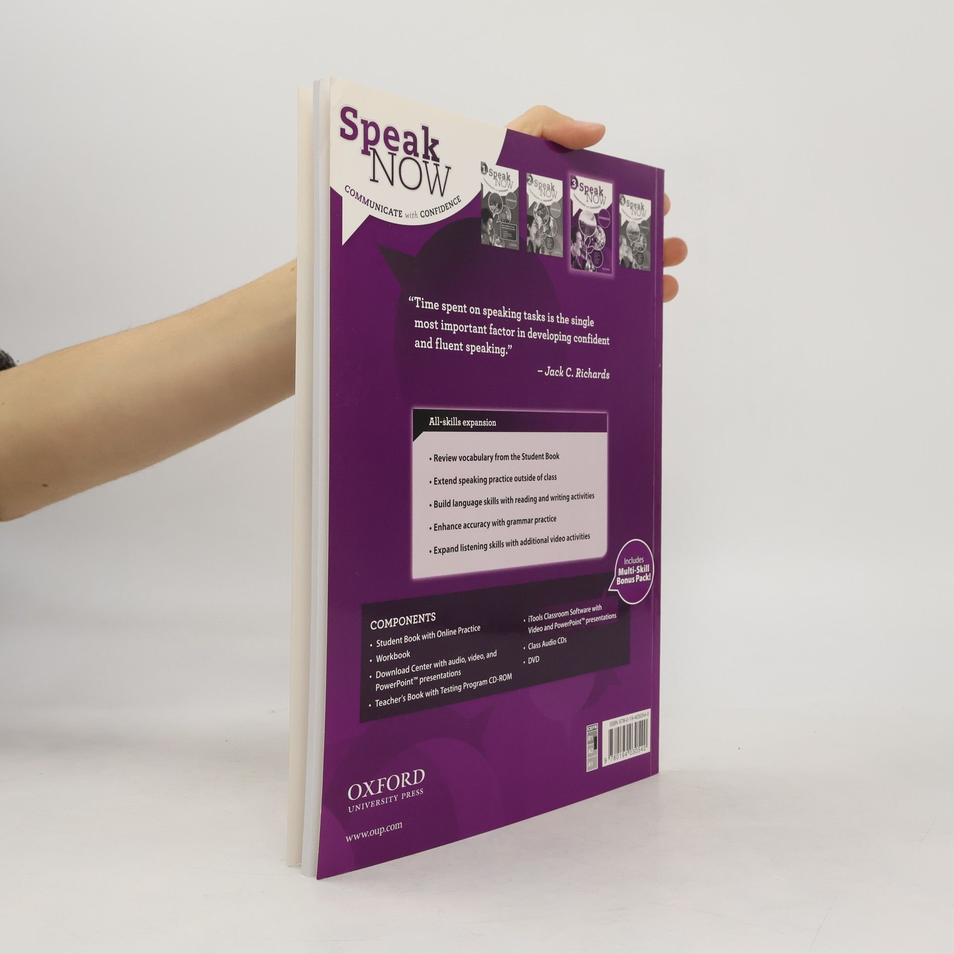Jack Croft Richards Speak Now: 3: Workbook