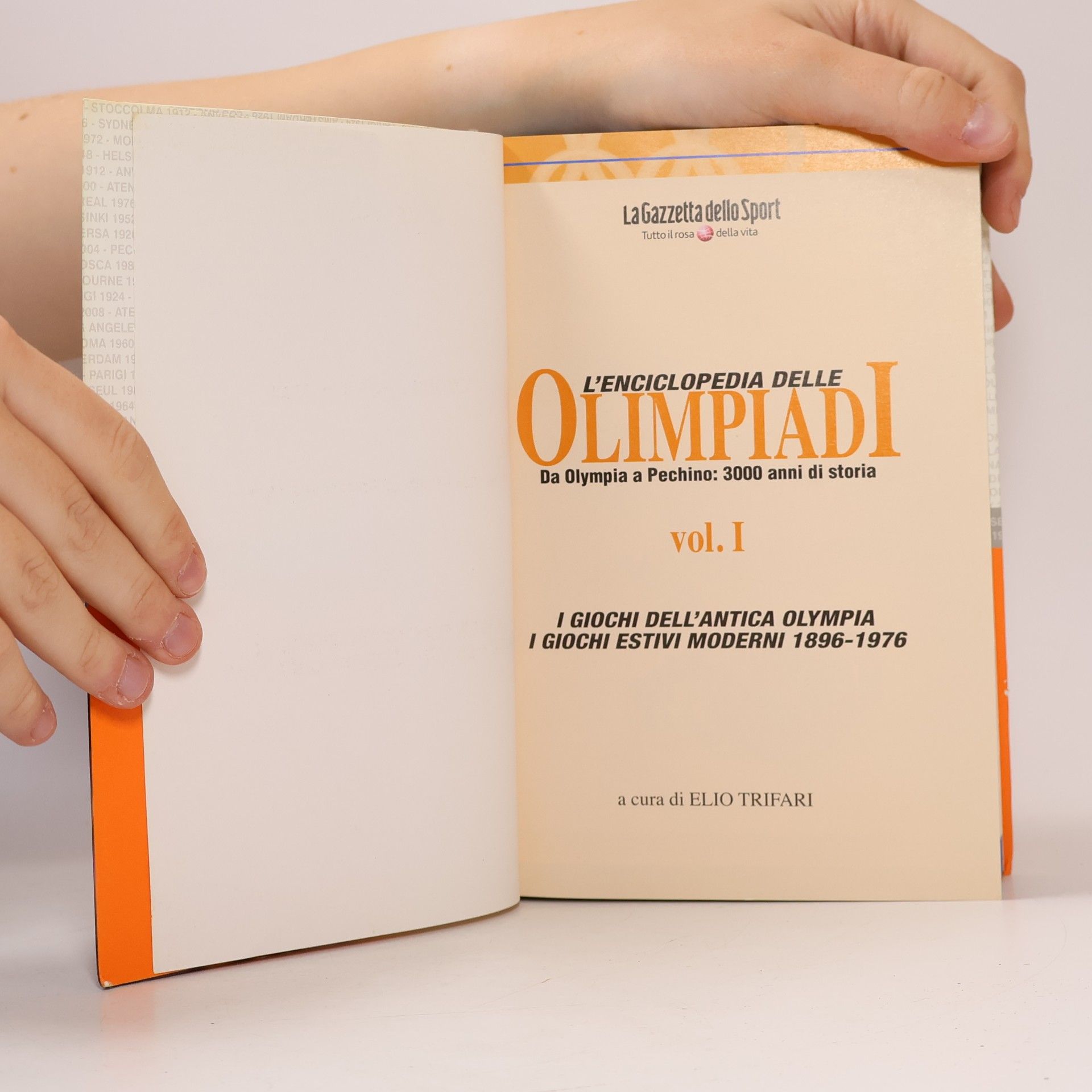 Elio Trifari L'enciclopedia delle Olimpiadi
