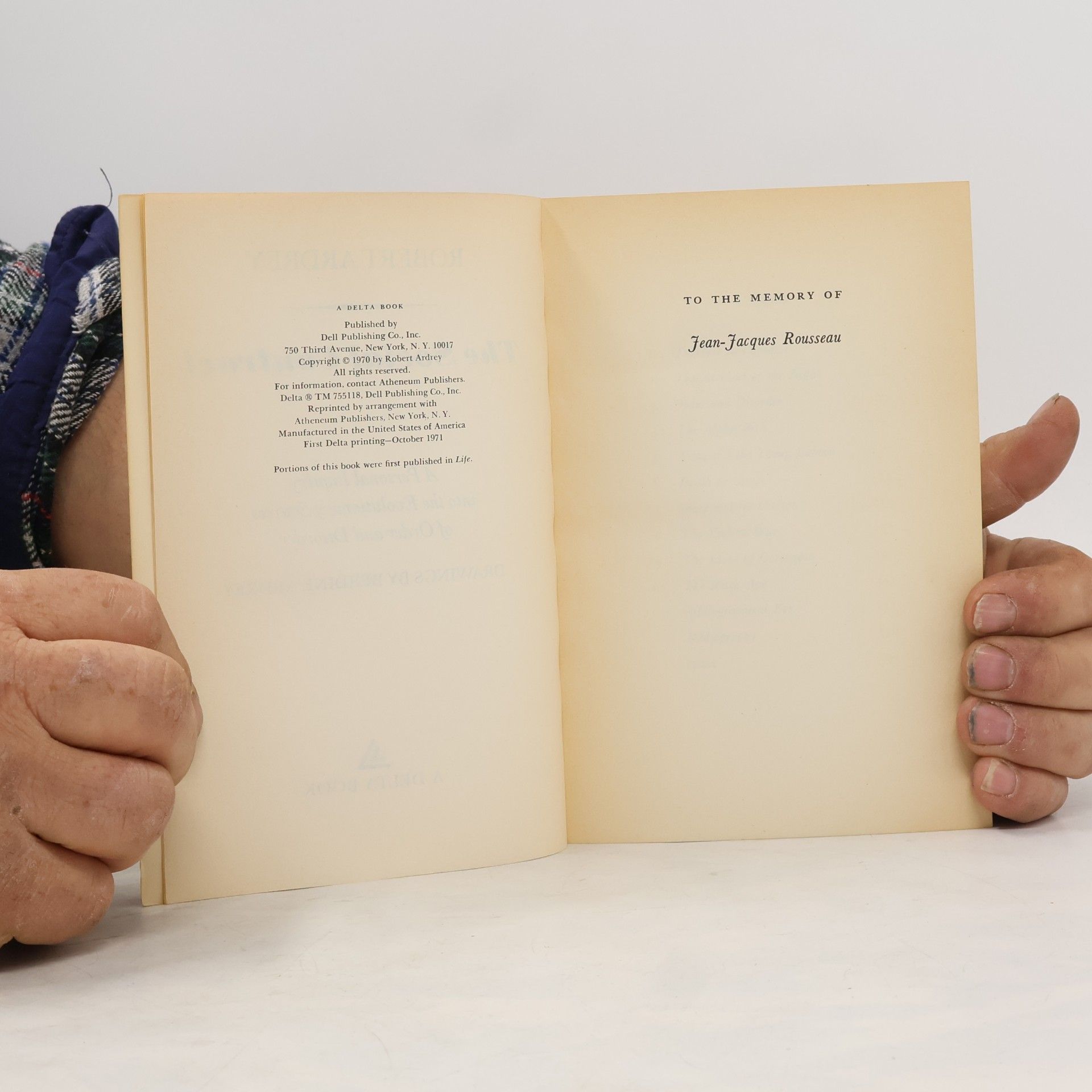 Robert Ardrey The Social Contract