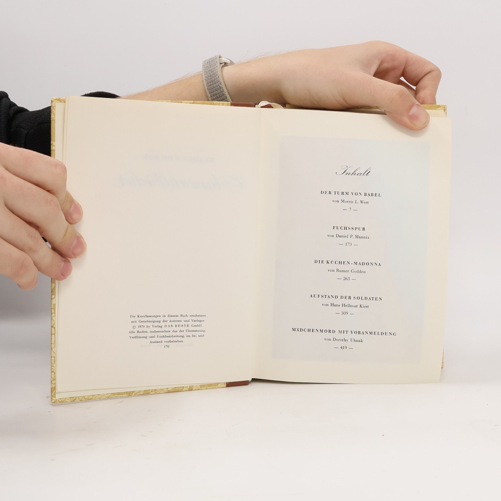 Morris West Reader's Digest Auswahlbücher
