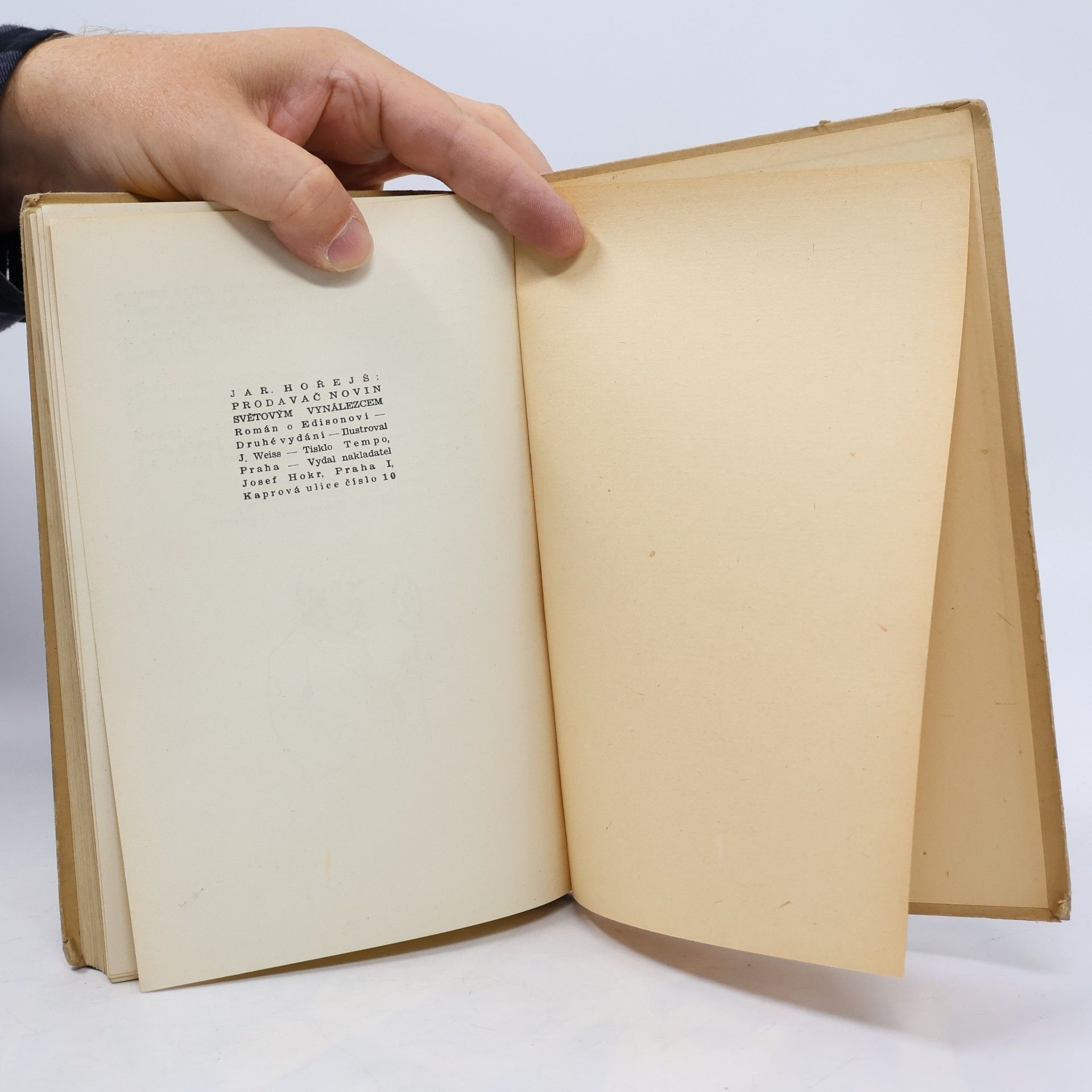 Jaromír Hořejš Prodavač novin světovým vynálezcem