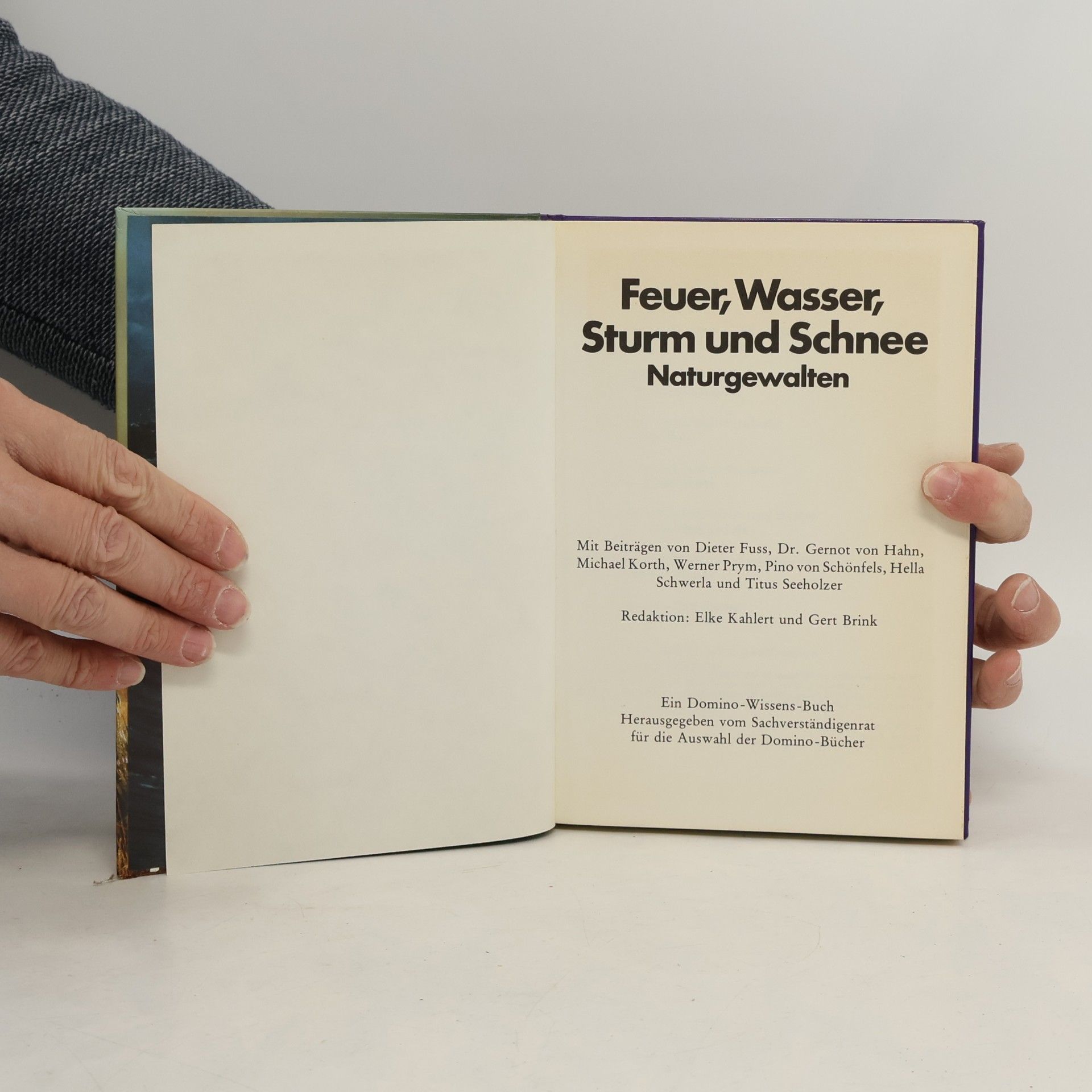 Auteurscollectief Feuer, Wasser, Sturm und Schnee. Naturgewalten