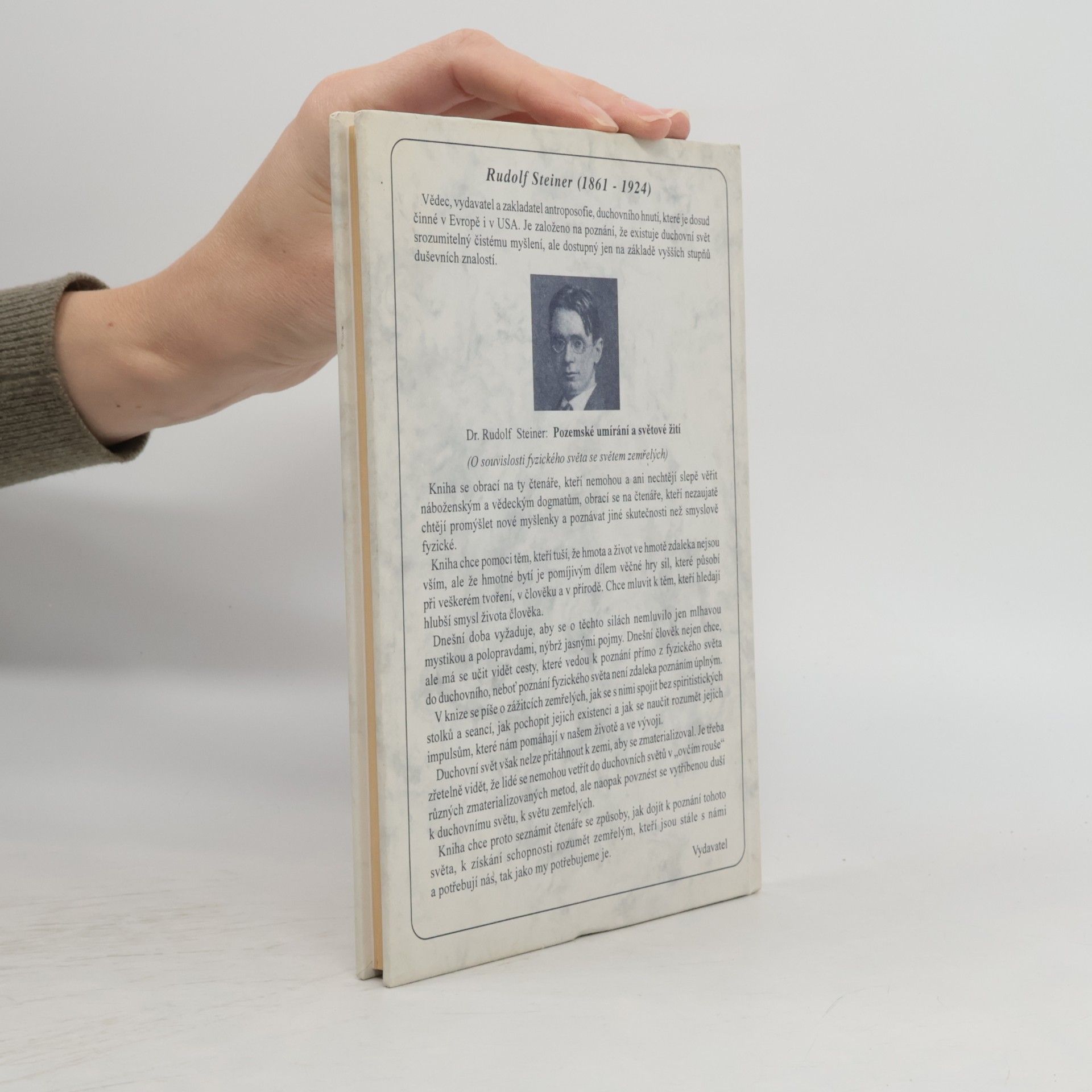 Rudolf Steiner Pozemské umírání a světové žití