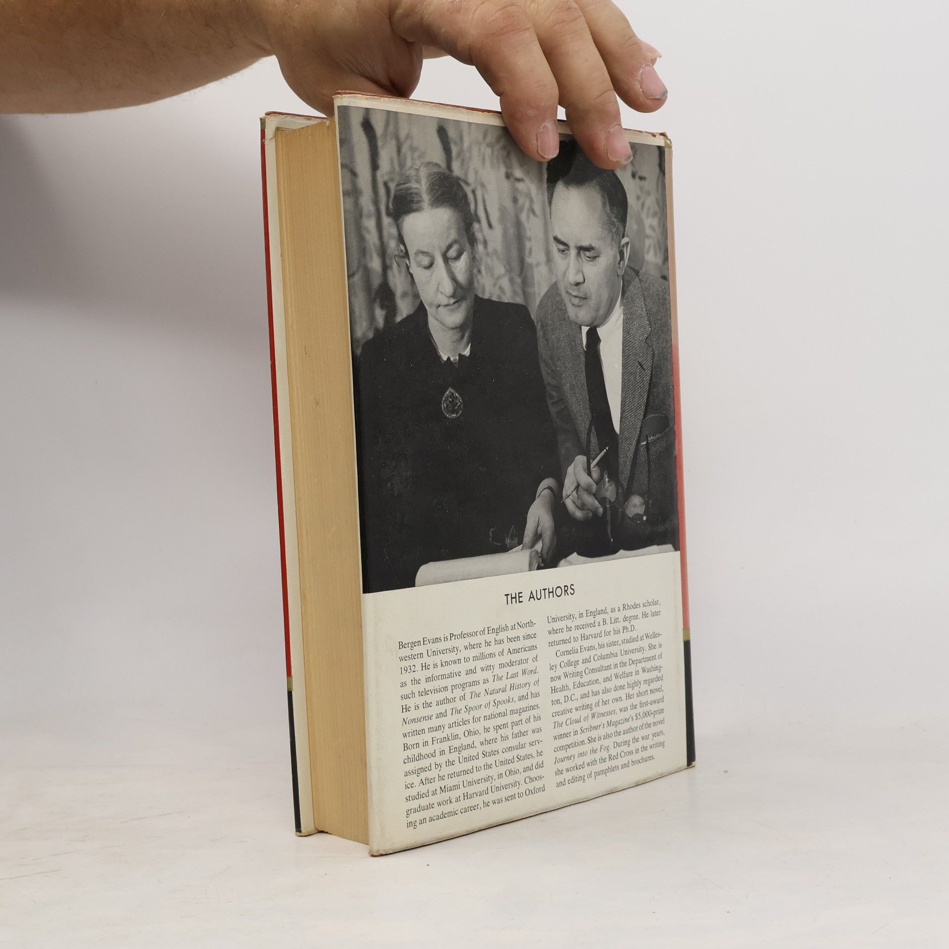 Bergen Evans A Dictionary of Contemporary American Usage