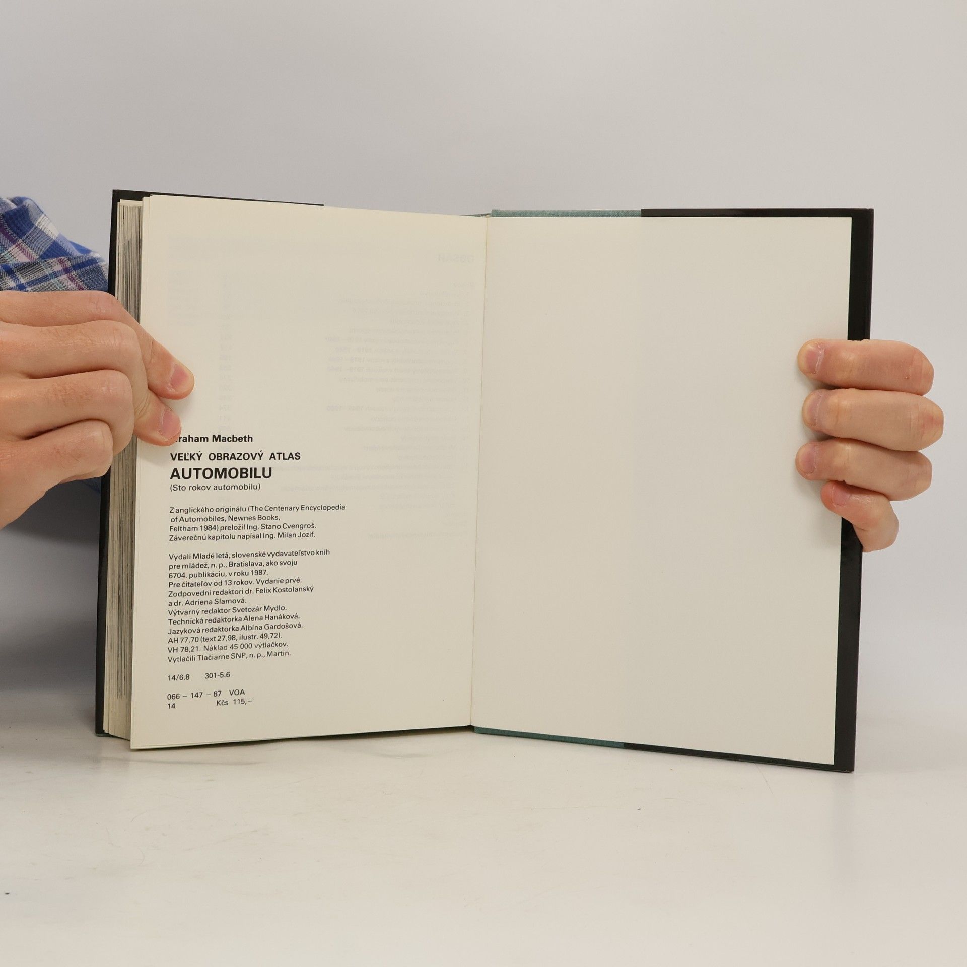 Graham Macbeth Veľký obrazový atlas automobilu