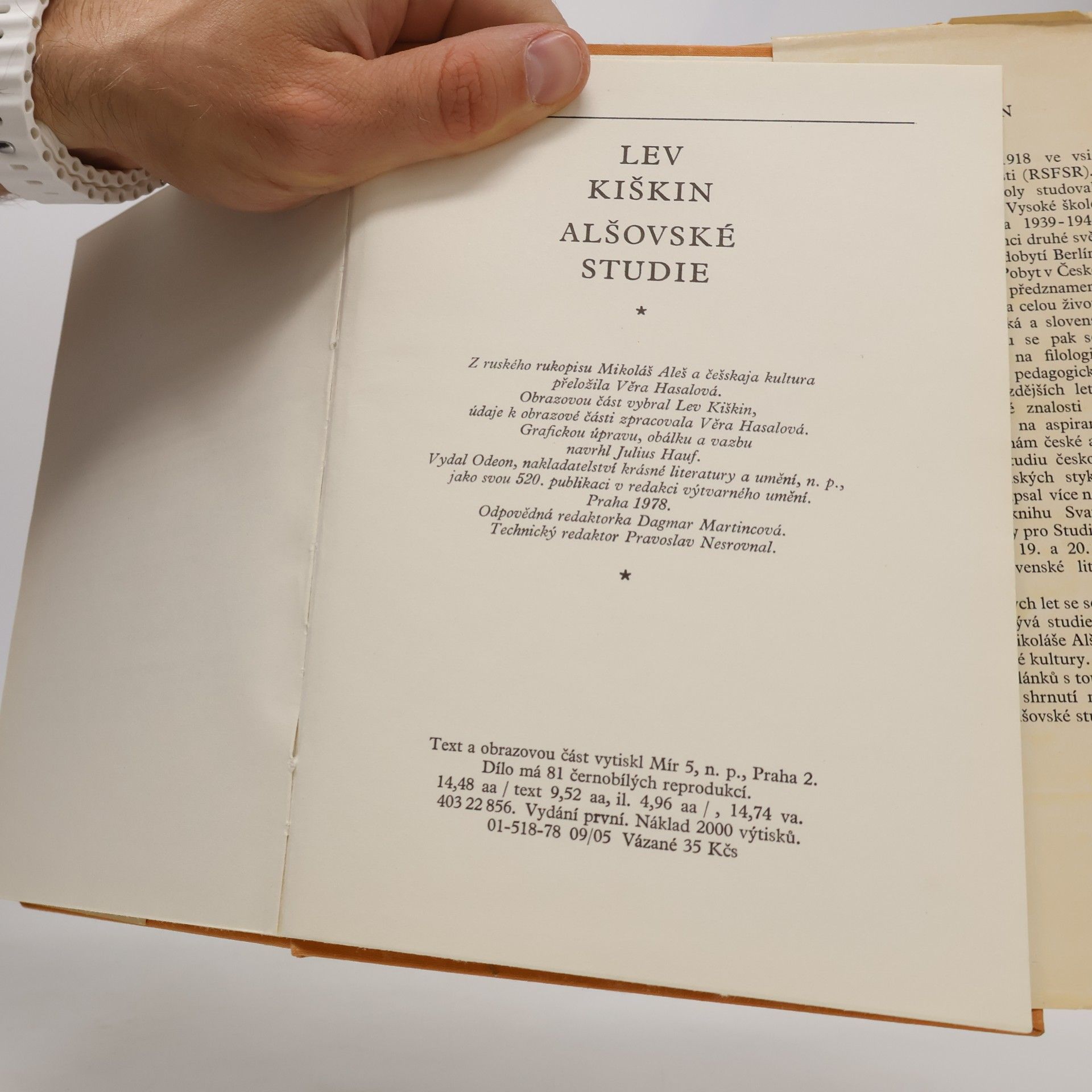 Lev Sergejevič Kiškin Alšovské studie