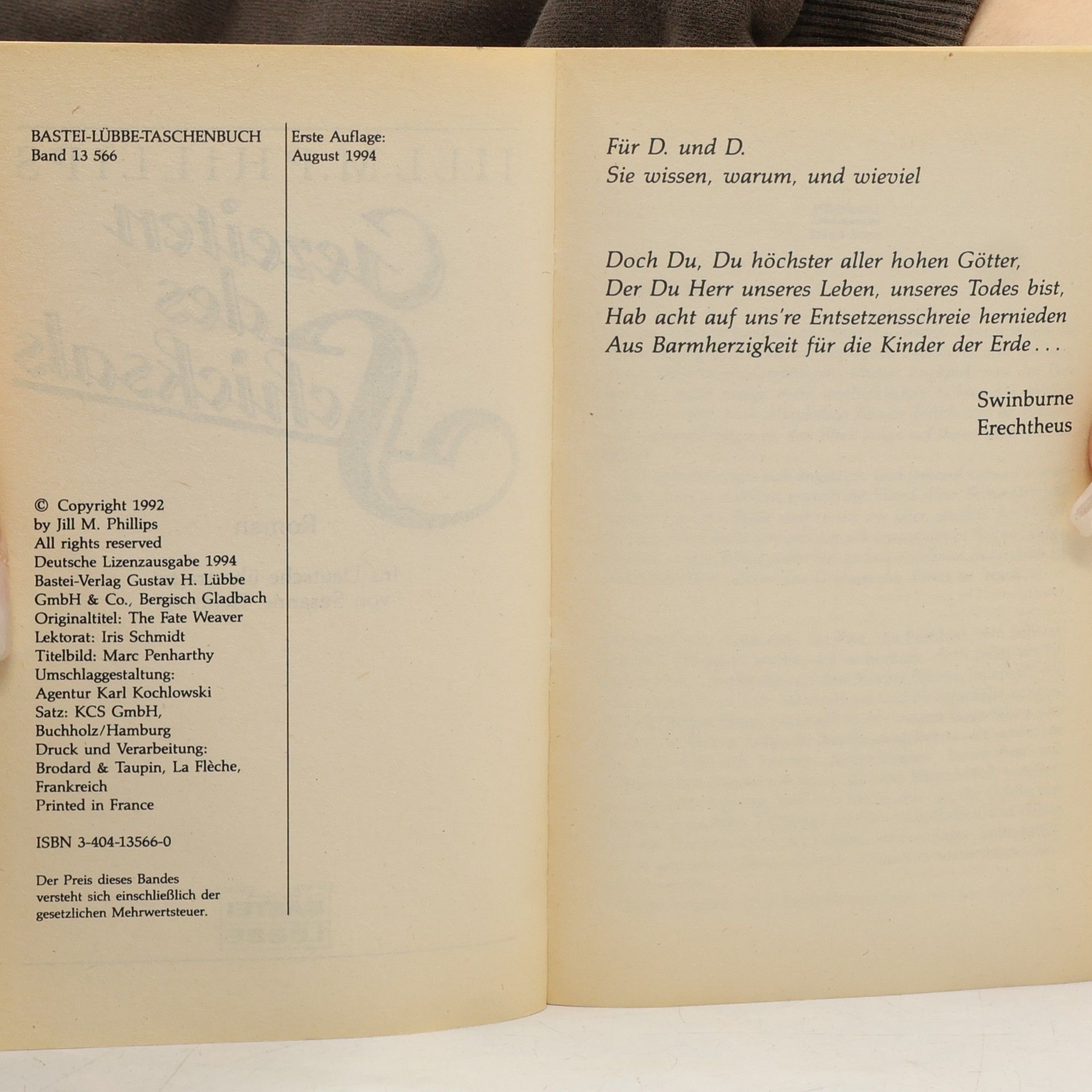 Jill M. Phillips Gezeiten des Schicksals. Roman