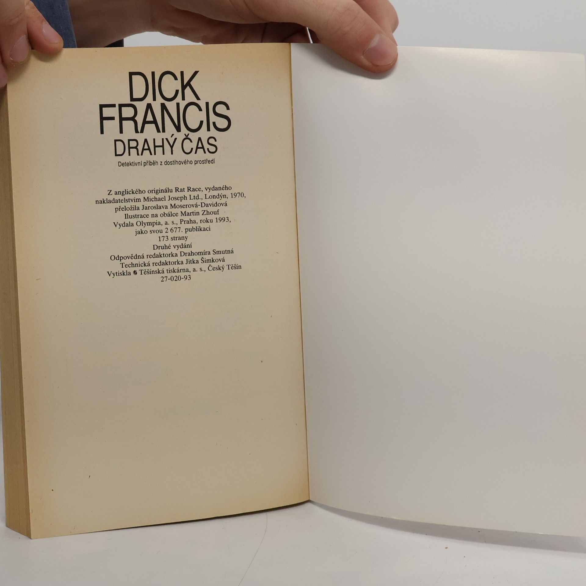 Dick Francis Drahý čas
