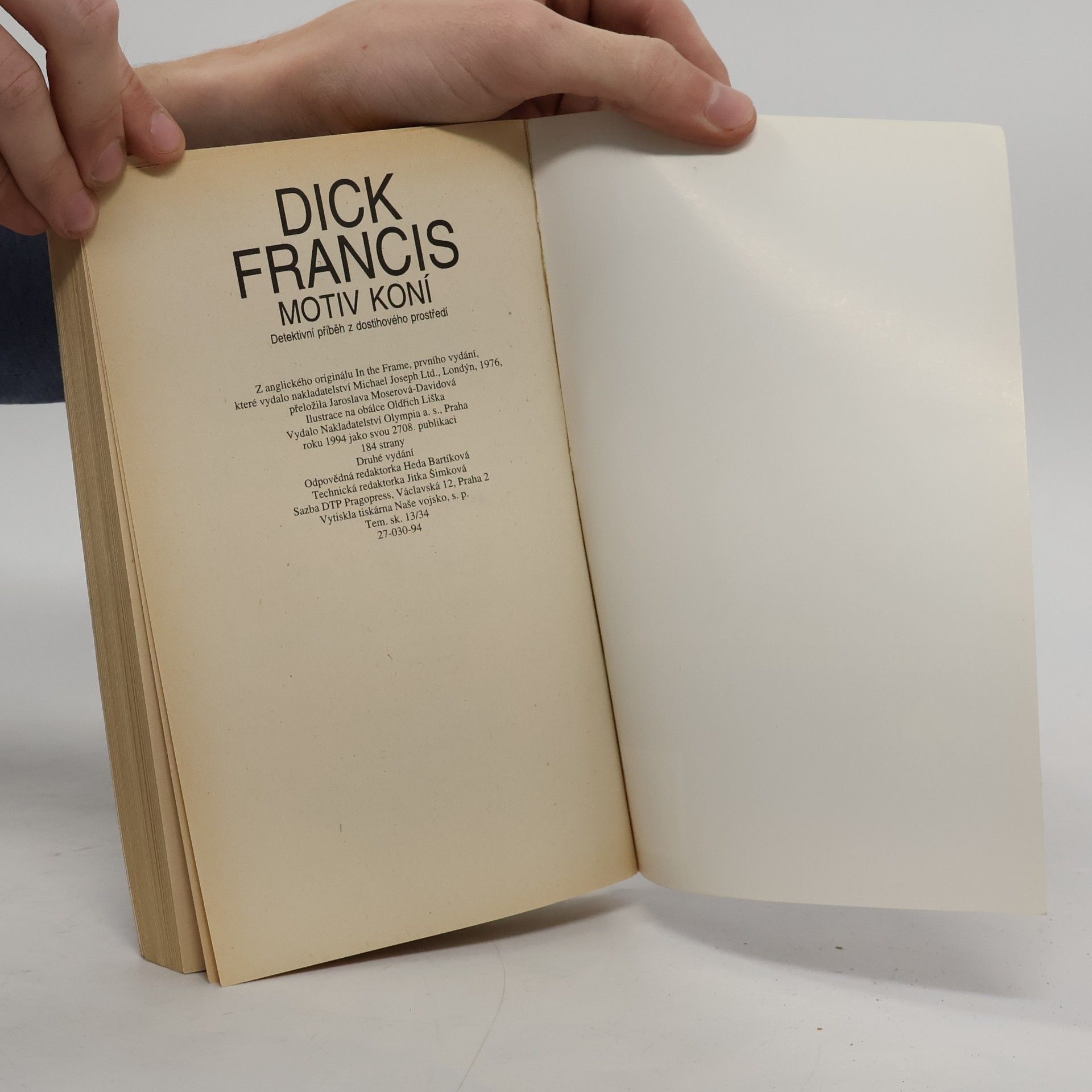 Dick Francis Motiv koní