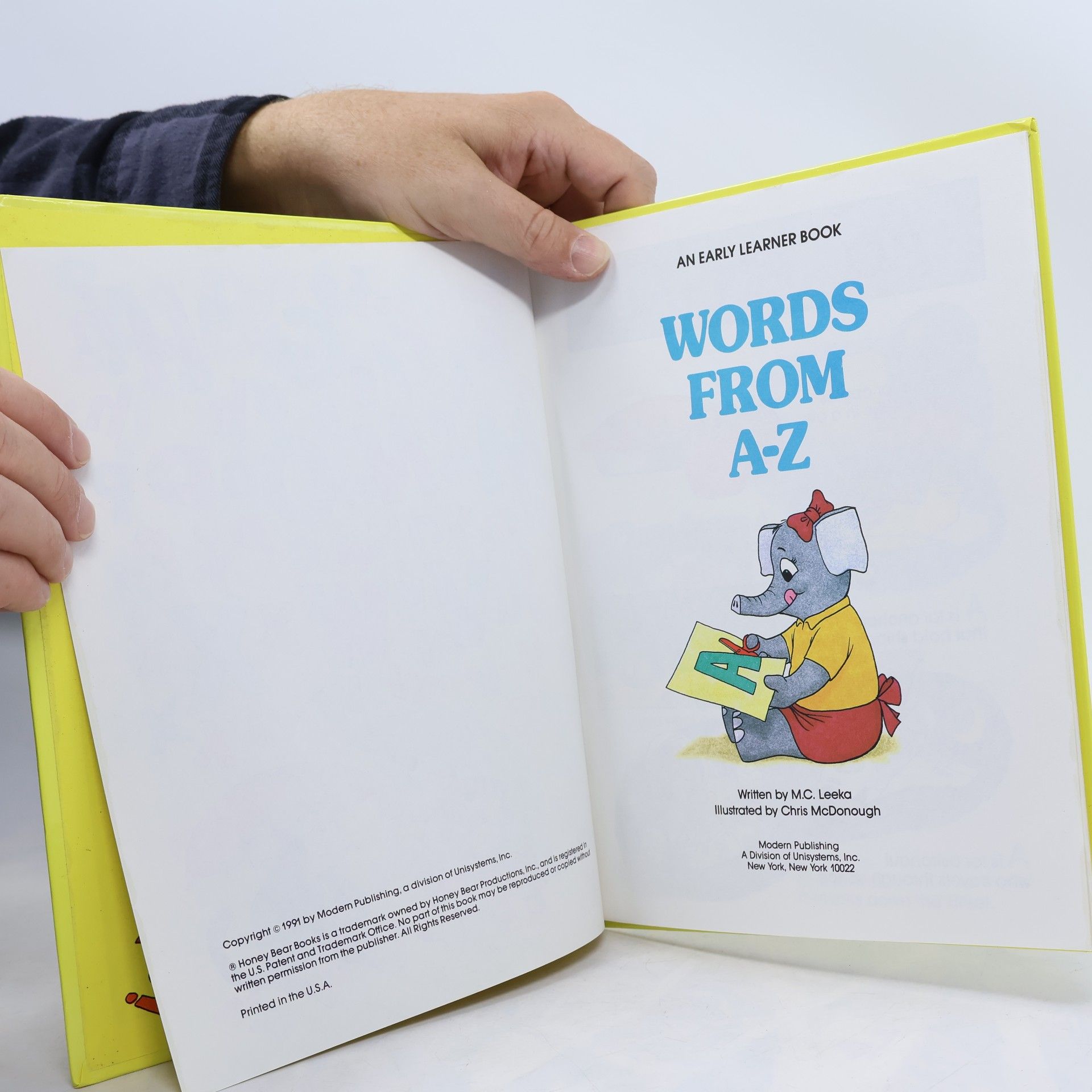 M. C. Leeka Words and Counting Storybooks: Words from A-Z