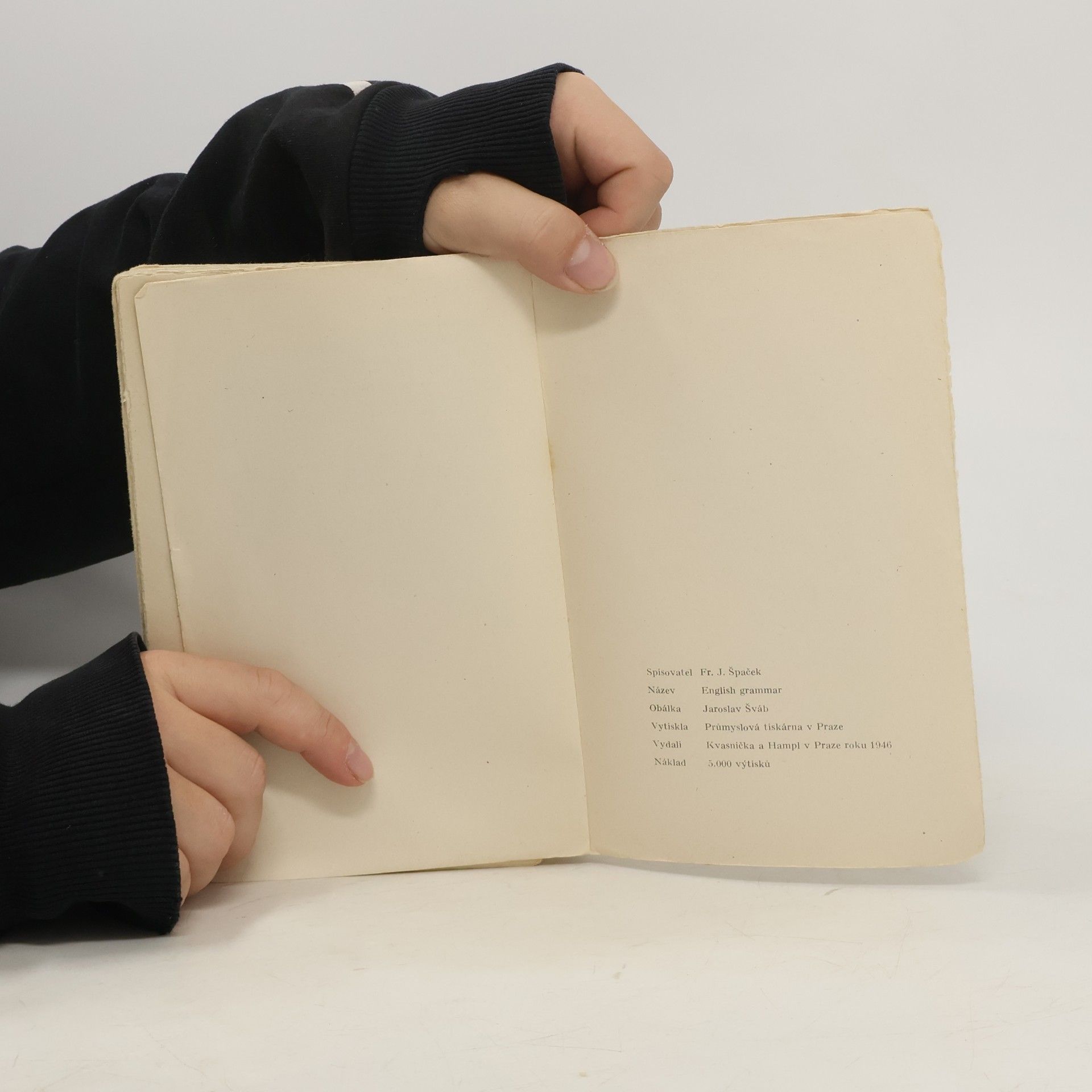 Frank J. Špaček English grammar