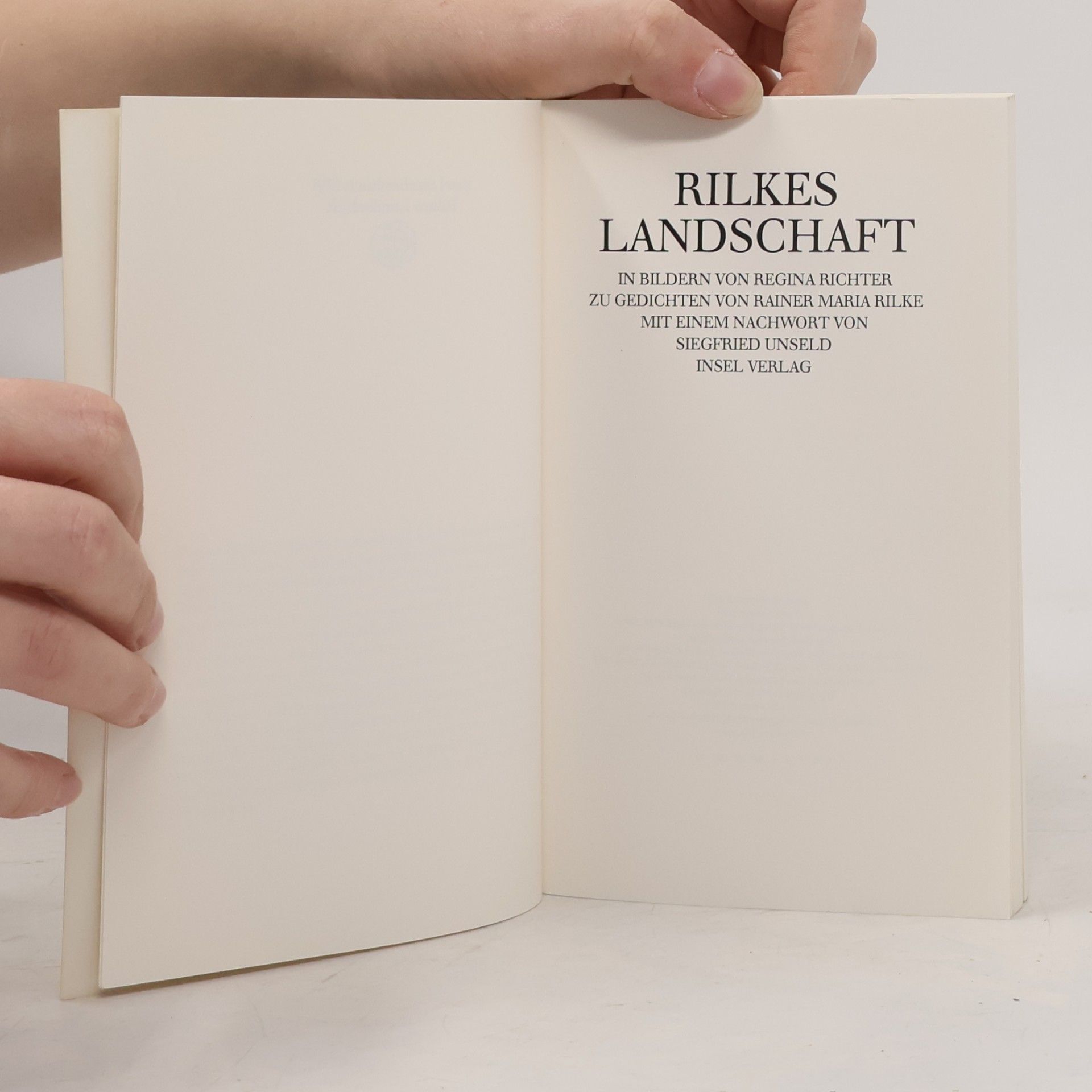 Regina Richter Rilkes Landschaft