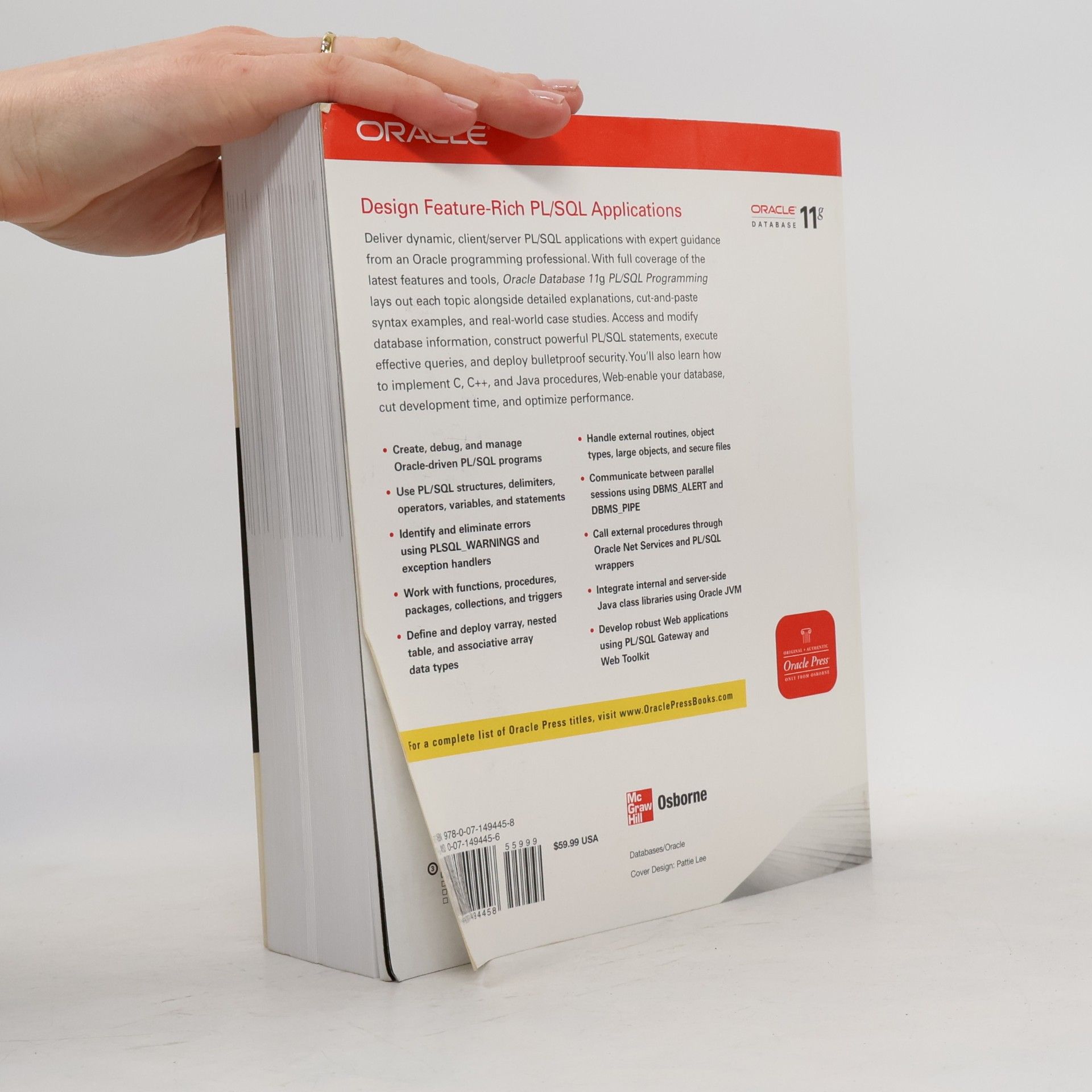 Michael McLaughlin Oracle Database 11g PL/SQL Programming