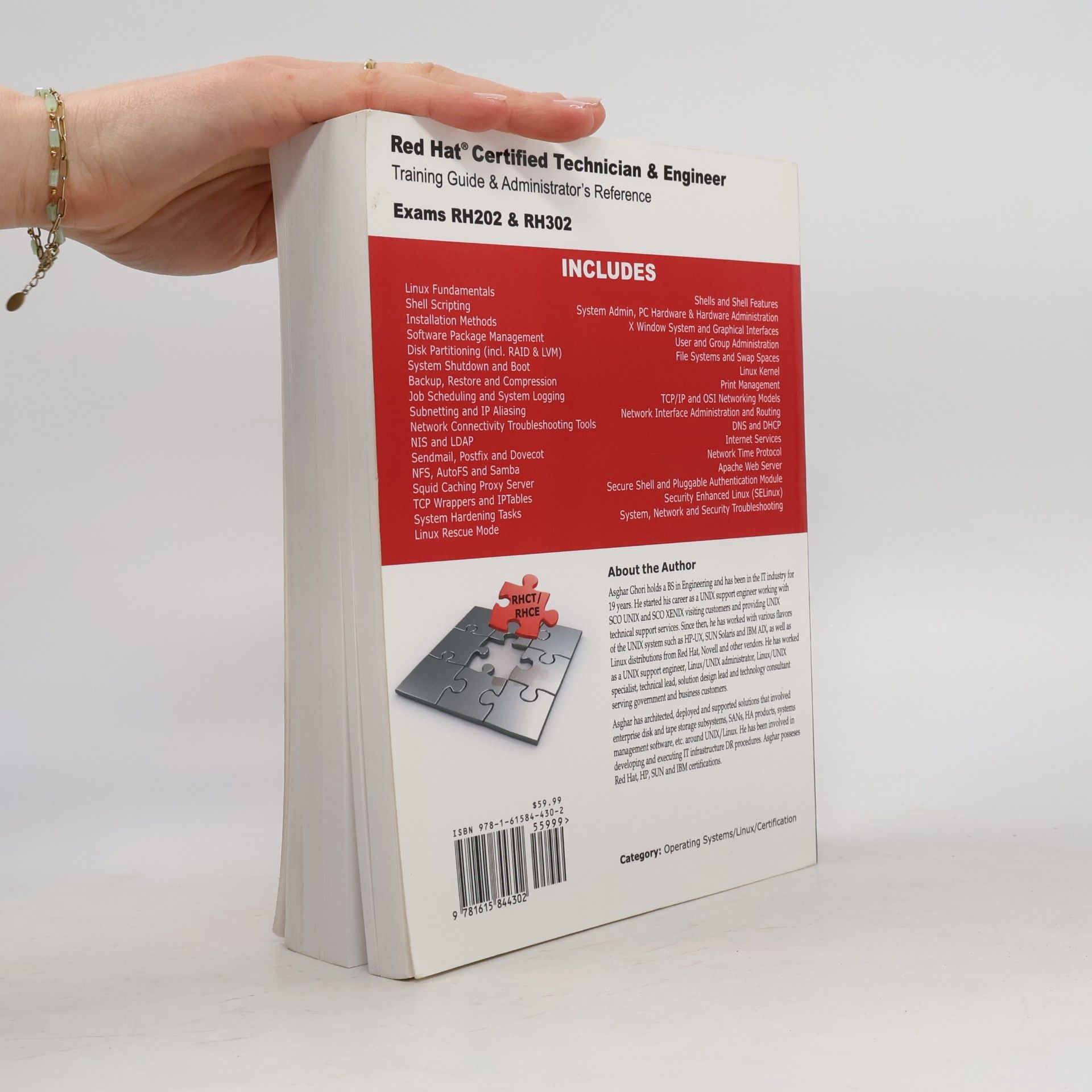 Asghar Ghori Red Hat® Certified Technician & Engineer (RHCT and RHCE) Training Guide and Administrator's Reference