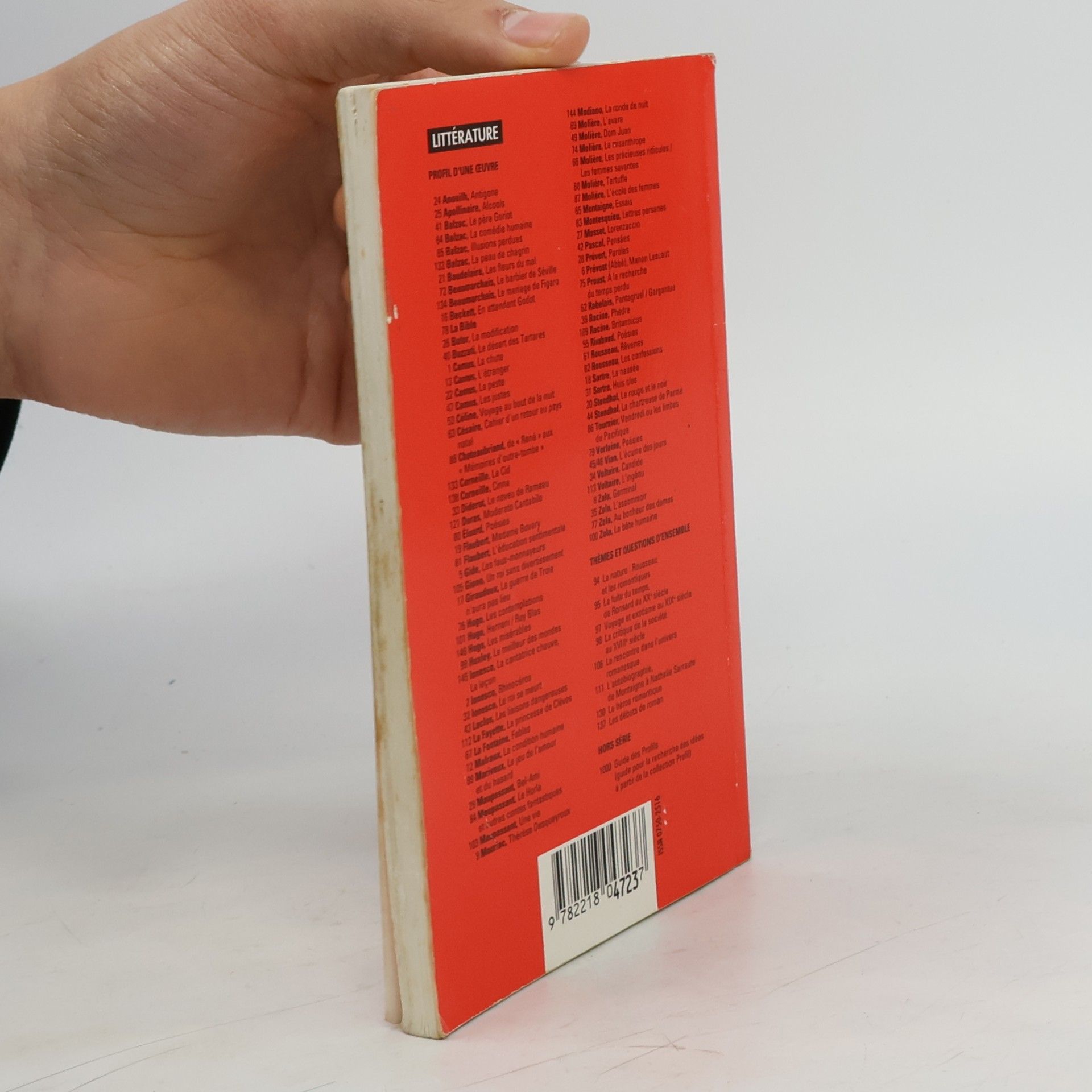 Stendhal Profil d'une œuvre - 20: Le Rouge et le Noir