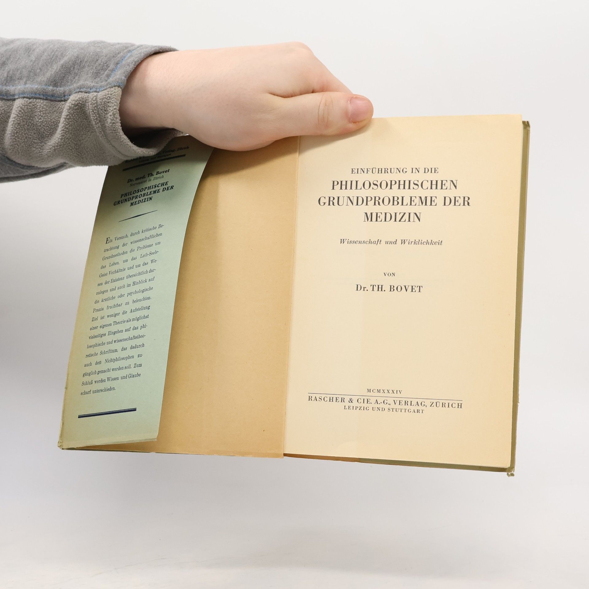 Theodor Bovet Philosophische Grundprobleme der Medizin
