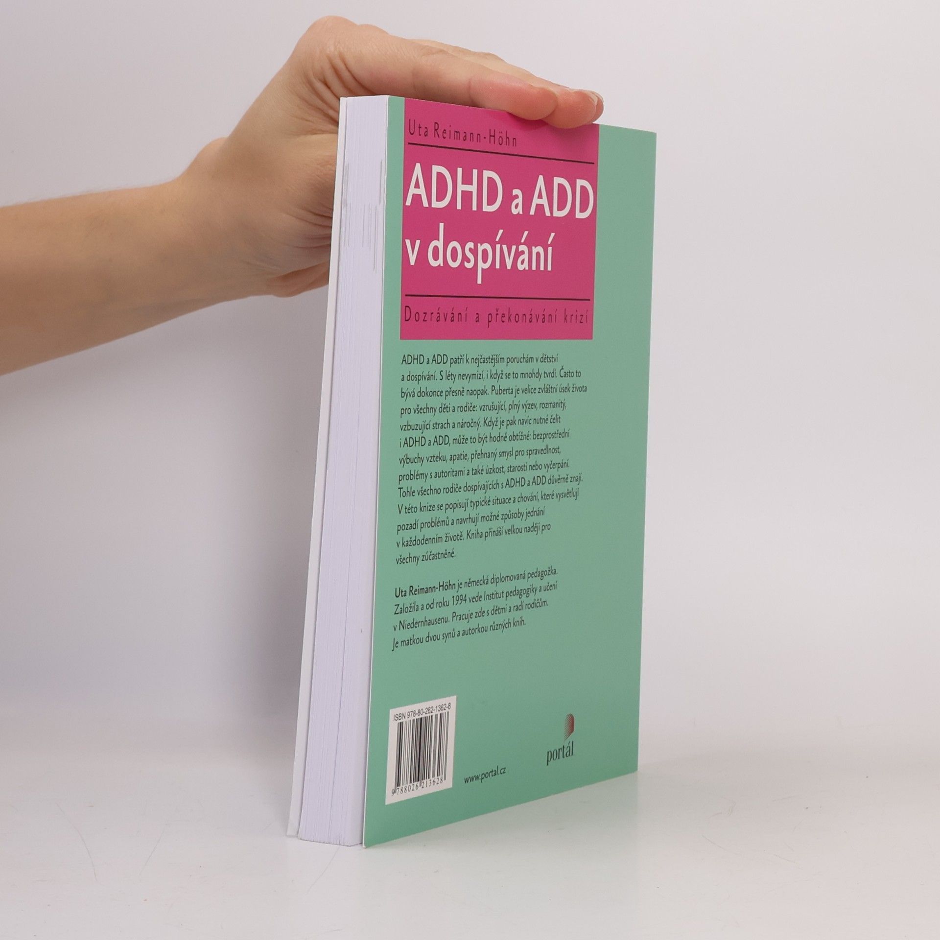 Uta Reimann Höhn ADHD a ADD v dospívání