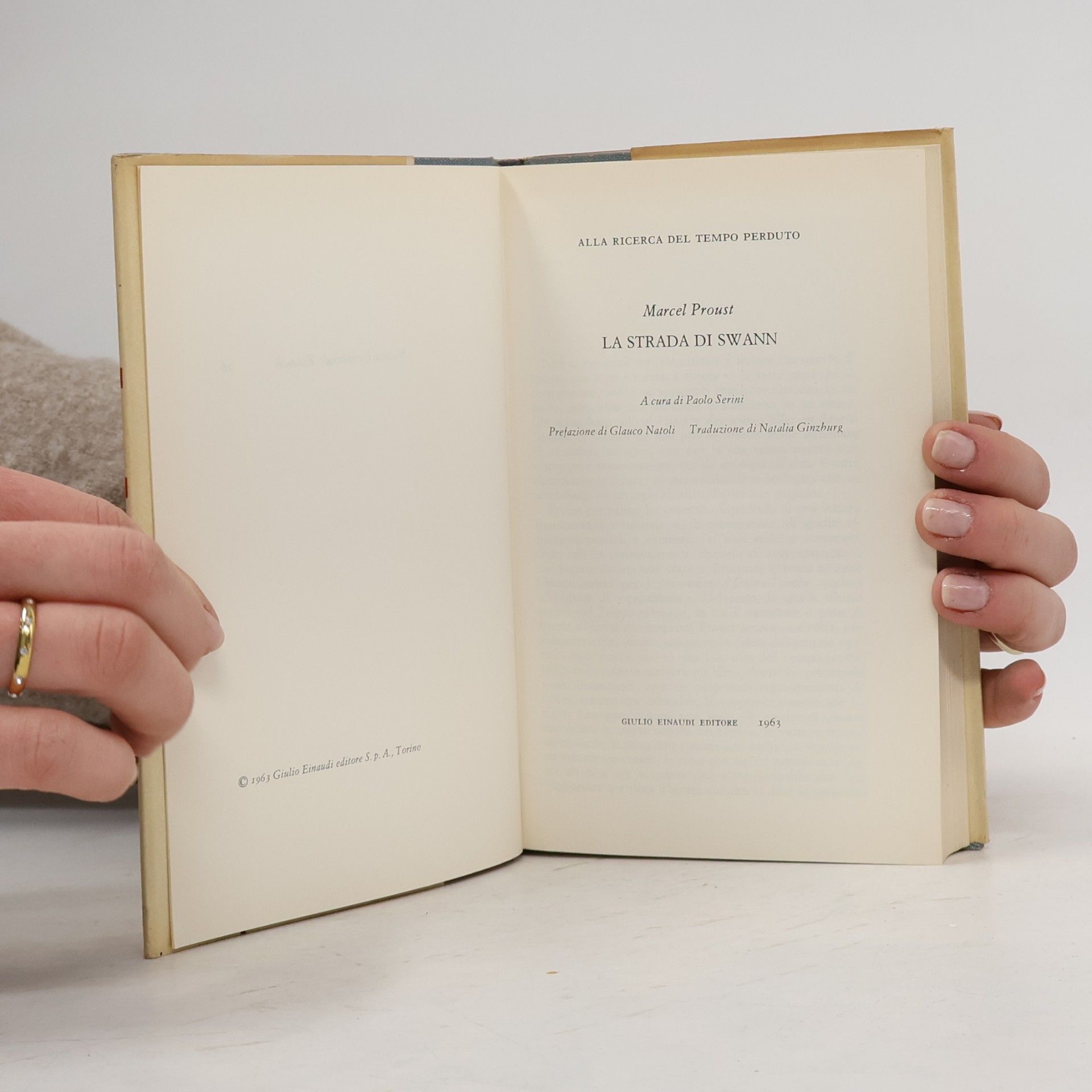 Marcel Proust La strada di Swann