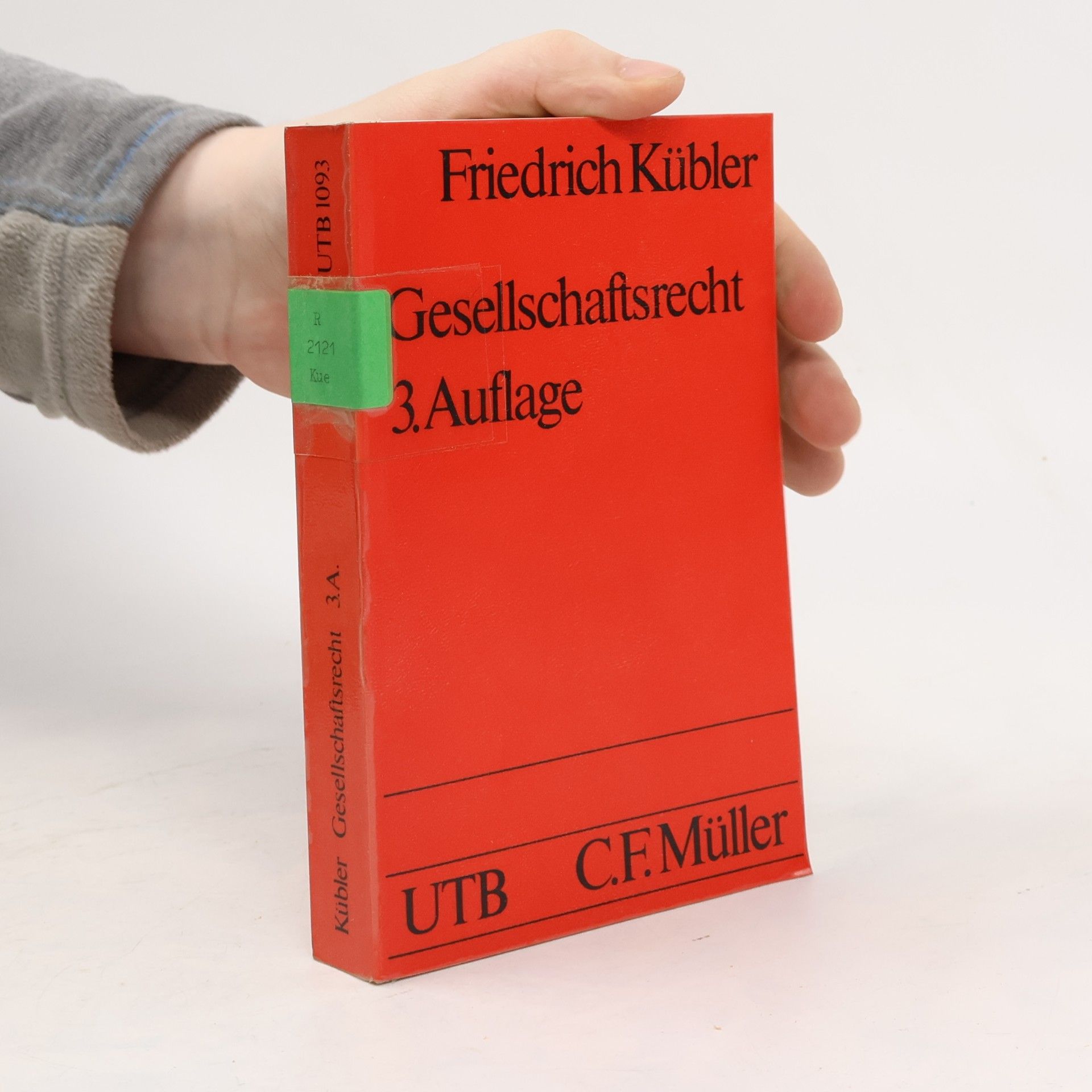 Friedrich Kübler Gesellschaftsrecht