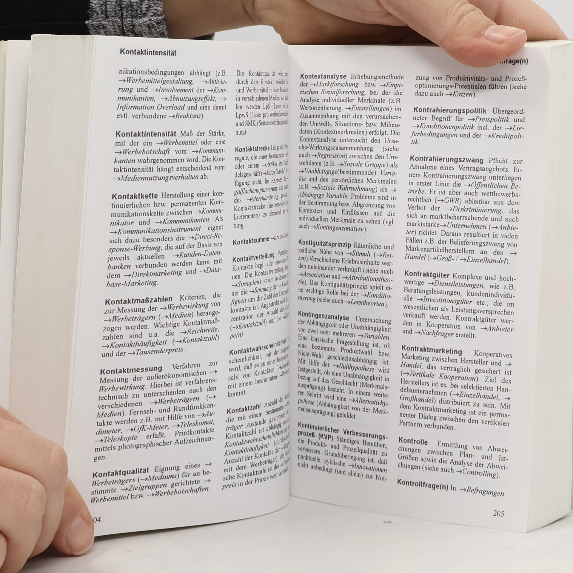 Ludwig G. Poth Gabler, Marketing-Begriffe von A - Z