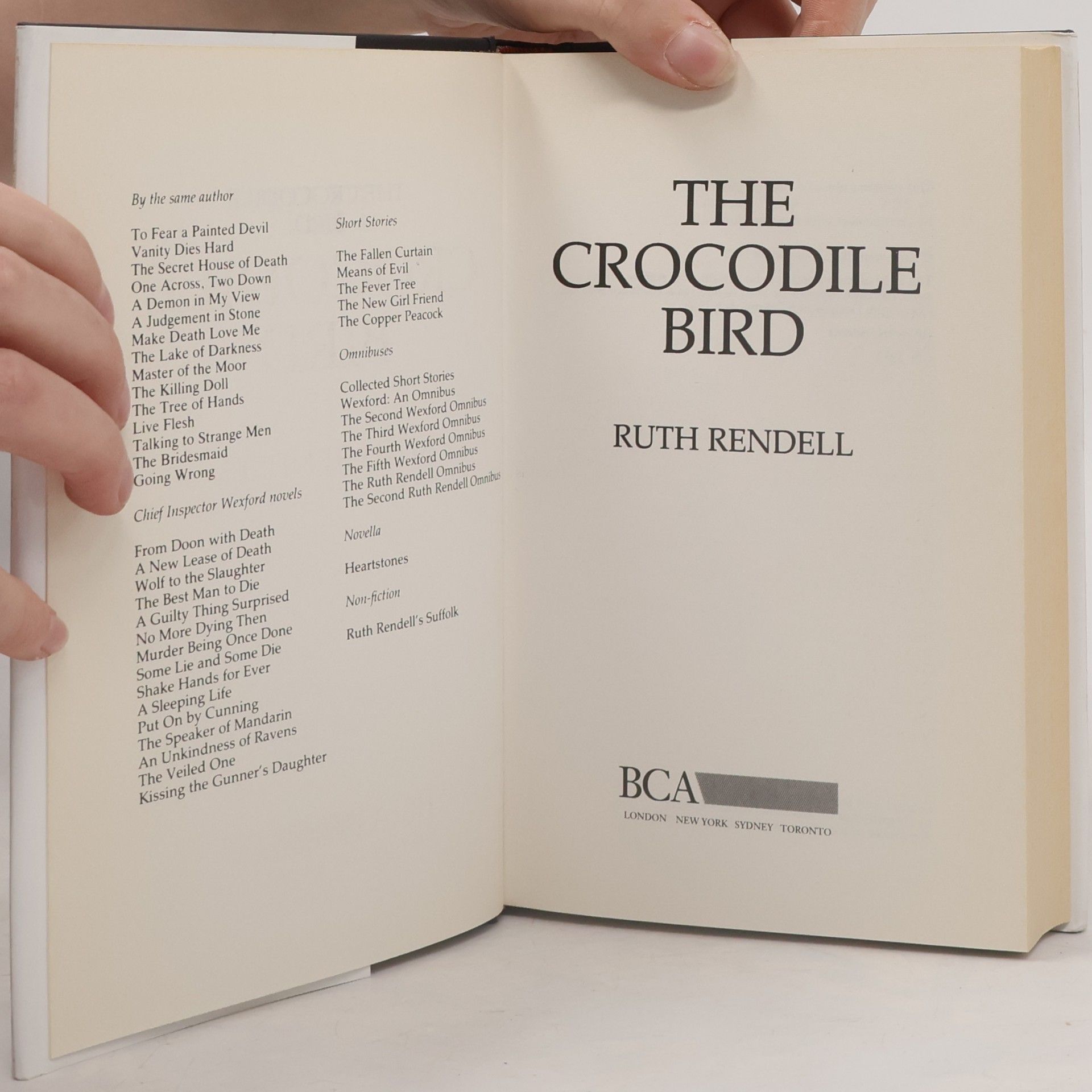 Ruth Rendell The Crocodile Bird