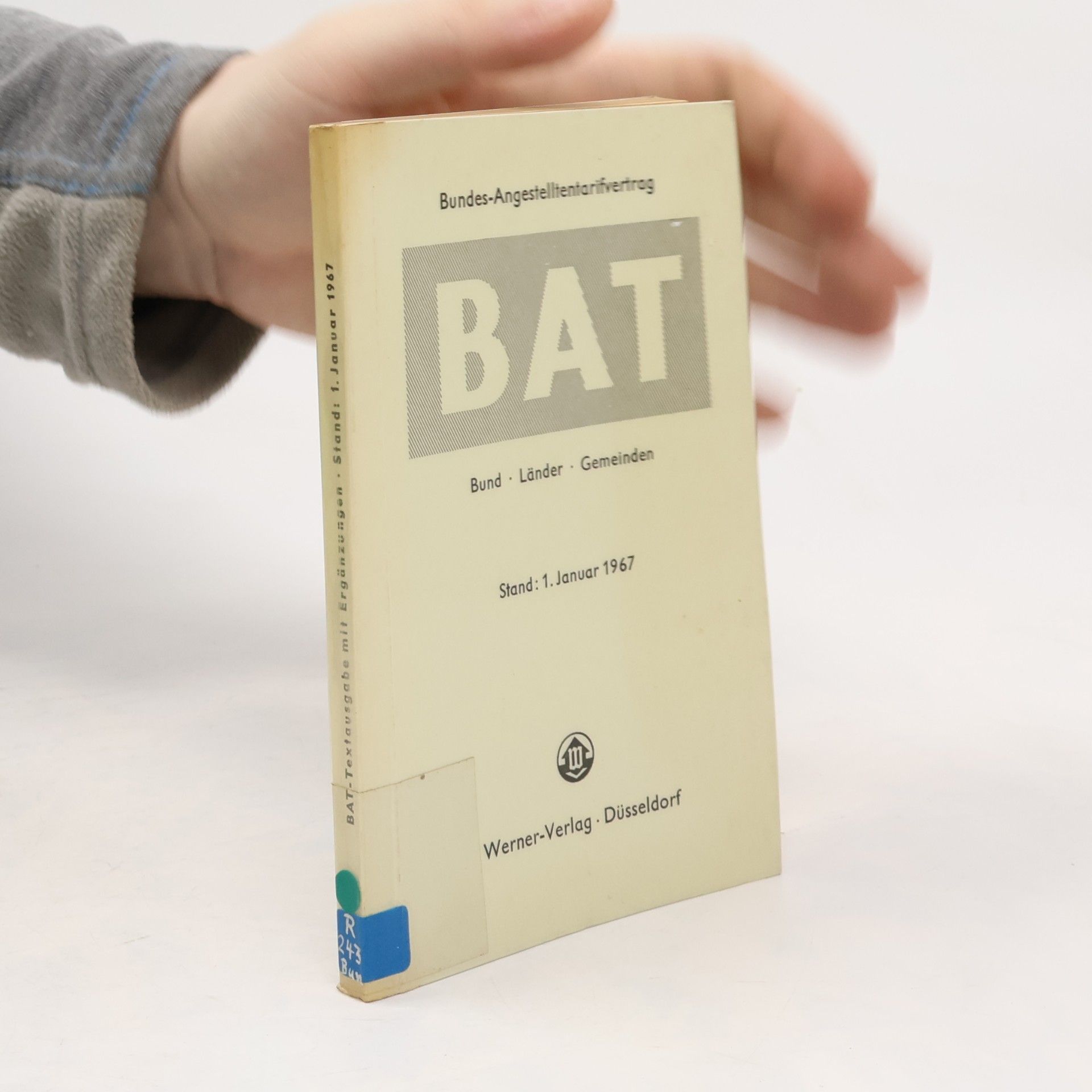 Autores varios Bundes-Angestelltentarifvertrag