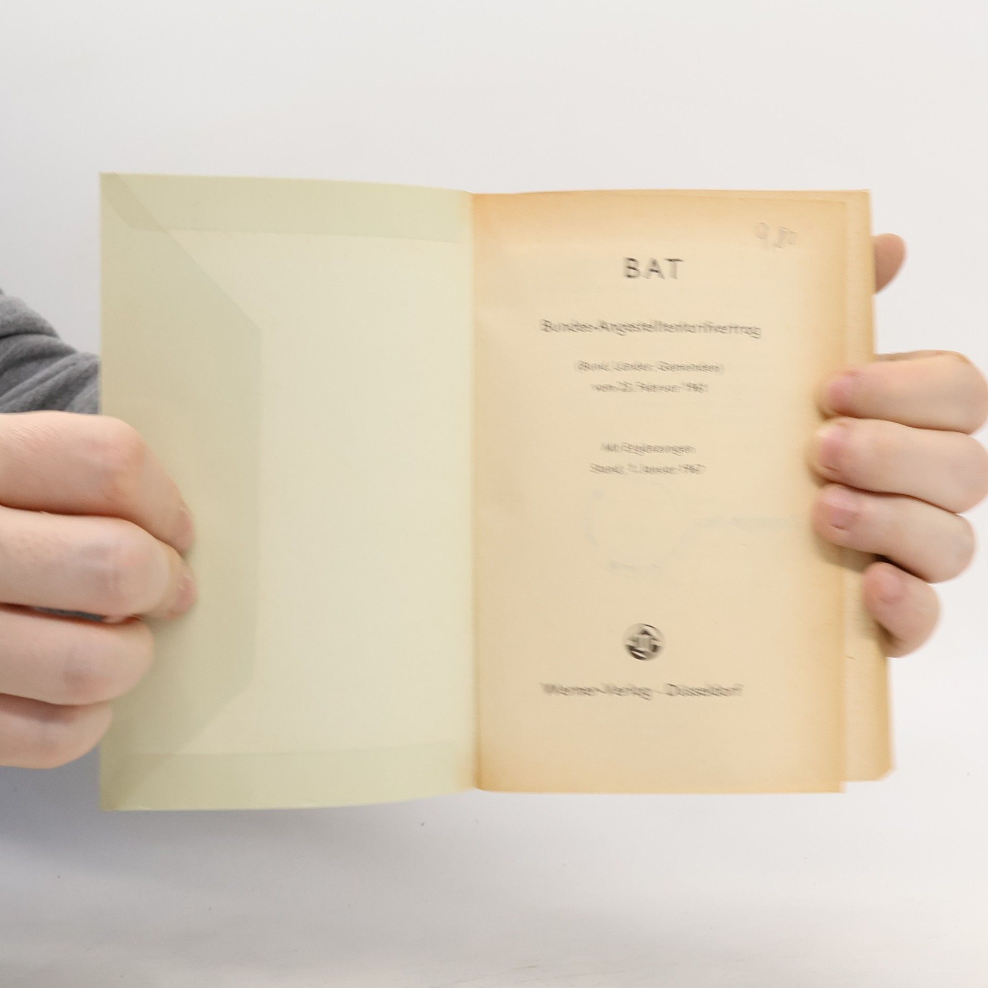 Autores varios Bundes-Angestelltentarifvertrag