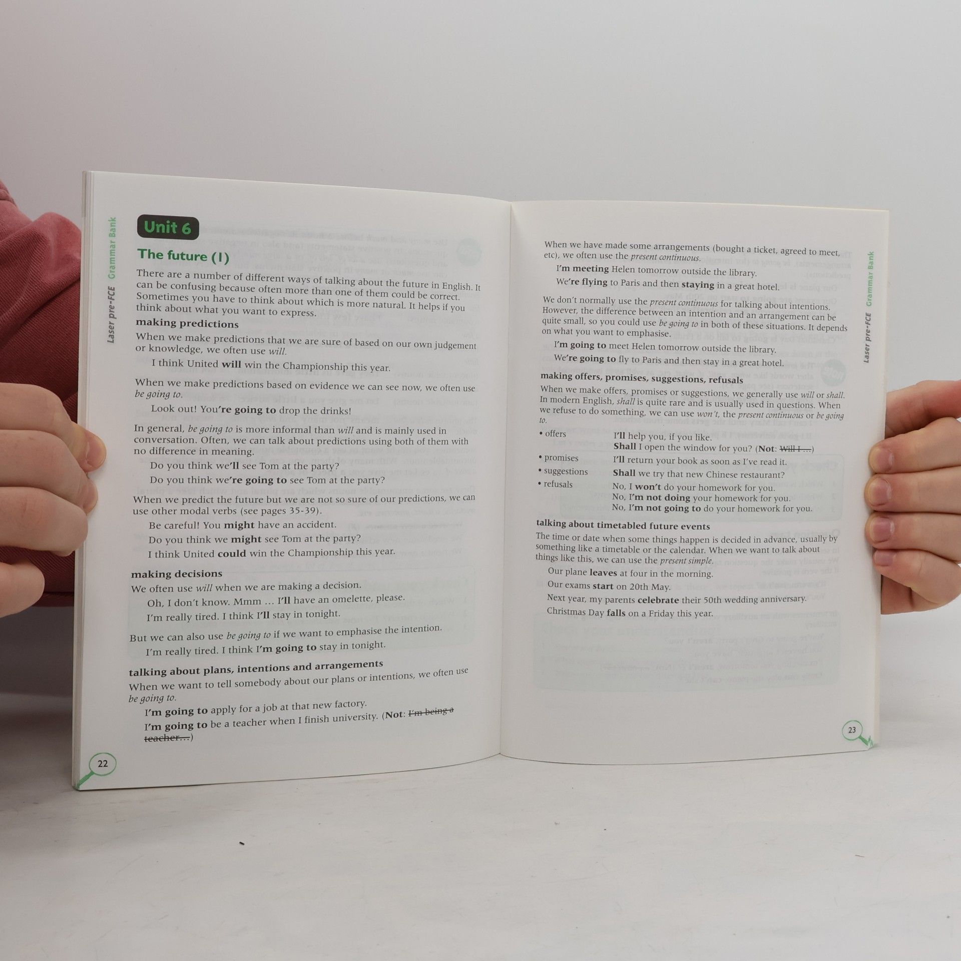 Autores varios Laser, Grammar bank, pre-FCE