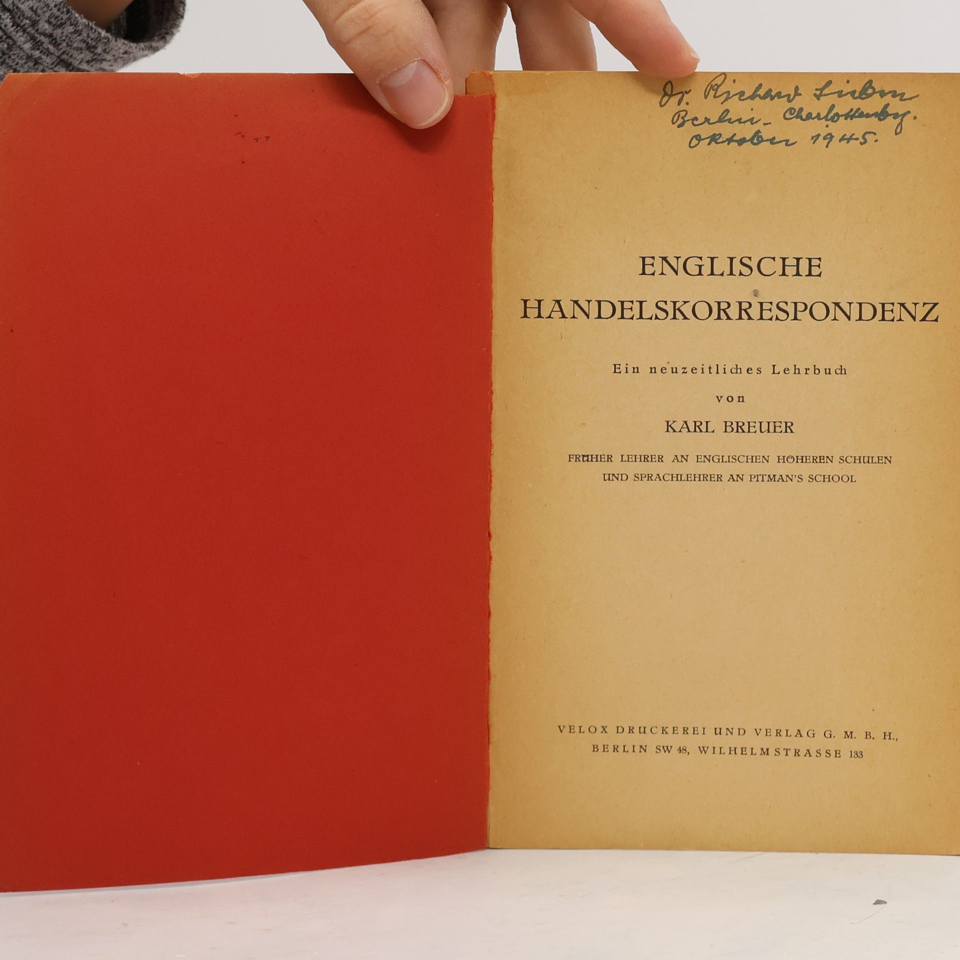 Karl Breuer Englische Handelskorrespondenz