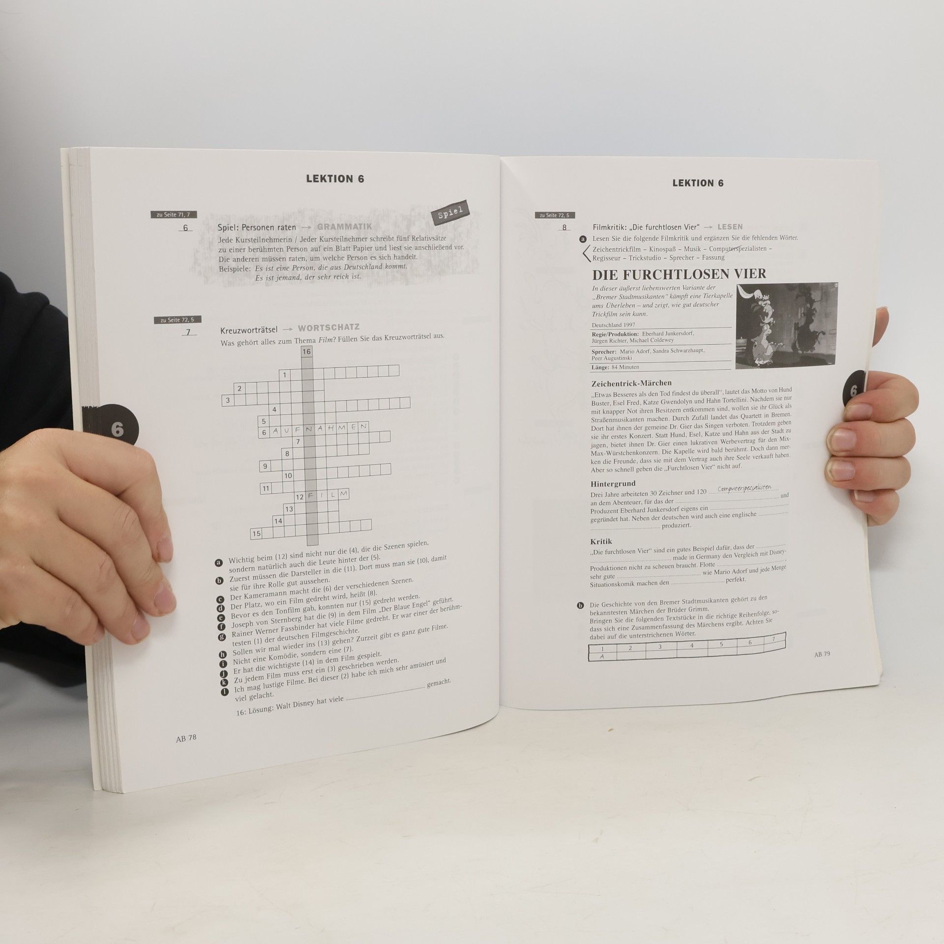Jutta Orth Chambah em neu 2008 : Brückenkurs : Ausgabe 2008 : Deutsch als Fremdsprache. Niveaustufe B1+. Arbeitsbuch