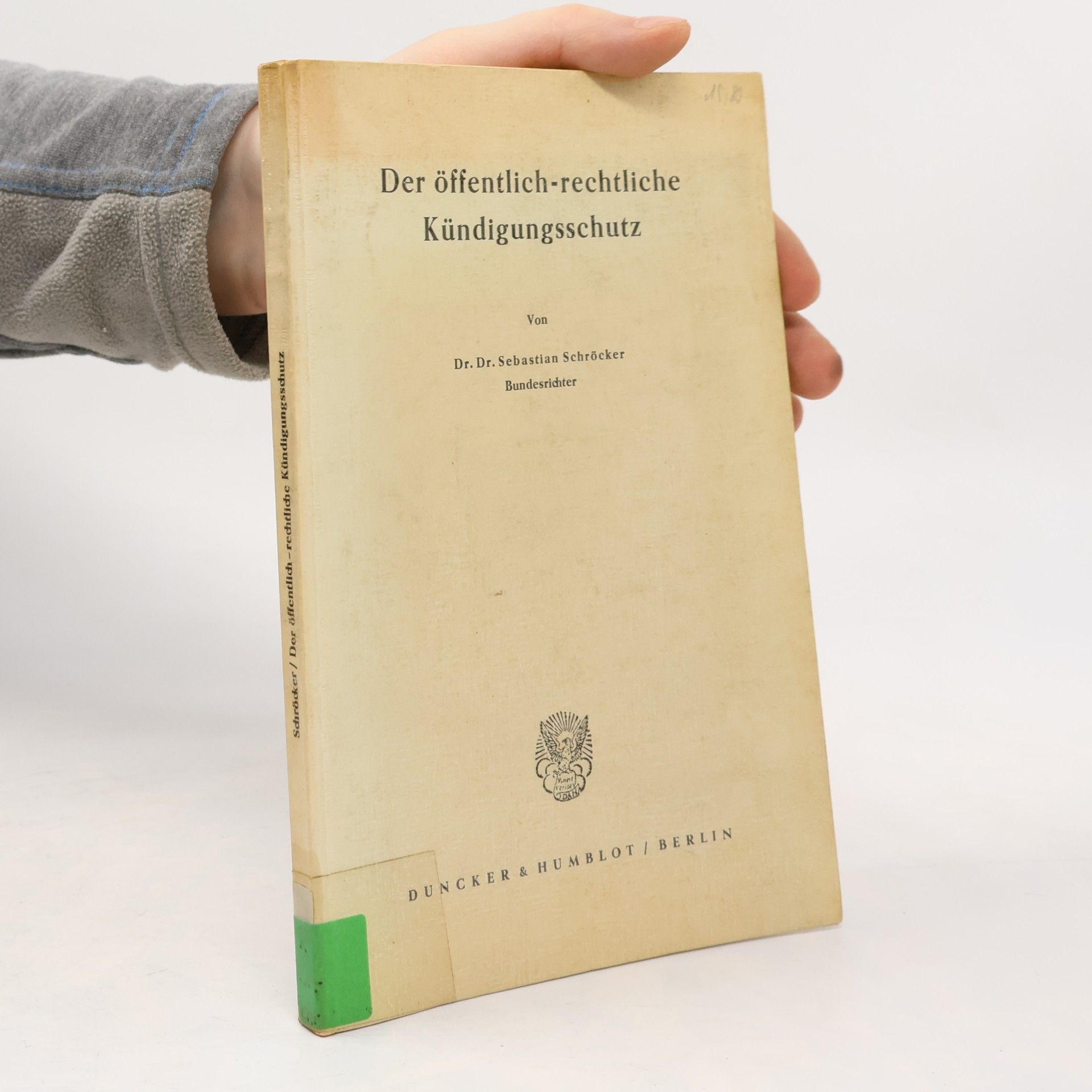 Der öffentlich-rechtliche Kündigungsschutz