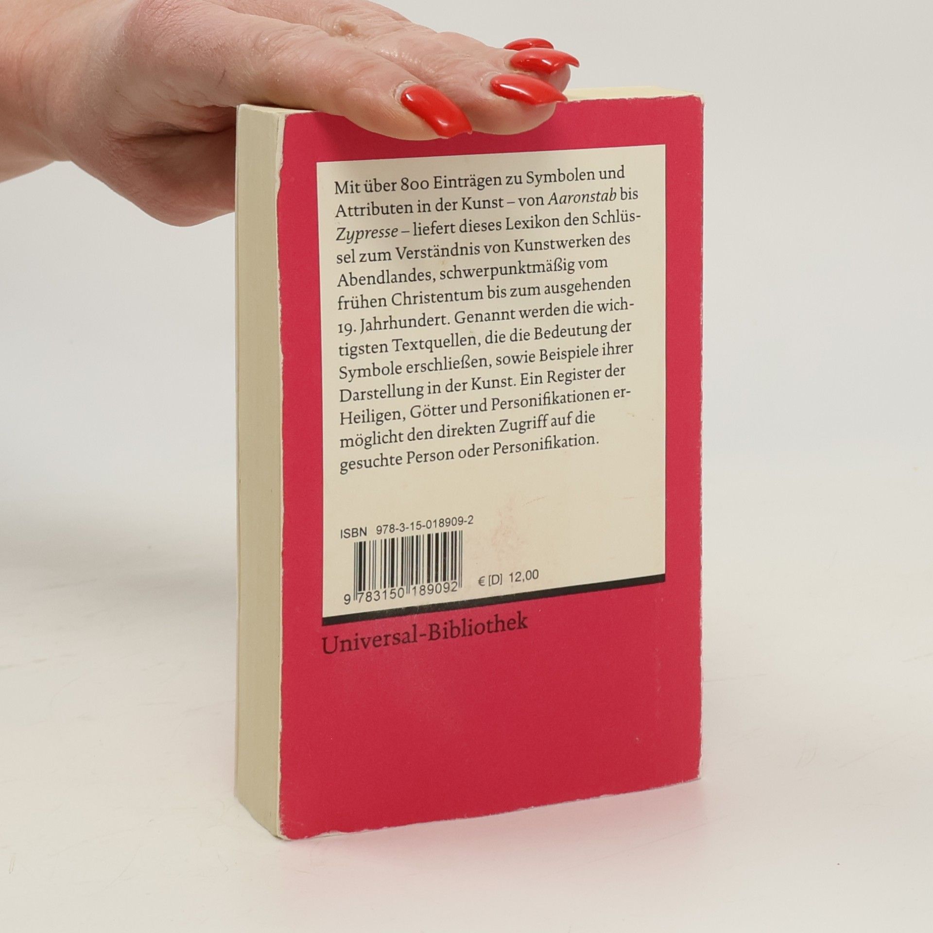 Hildegard Kretschmer Lexikon der Symbole und Attribute in der Kunst