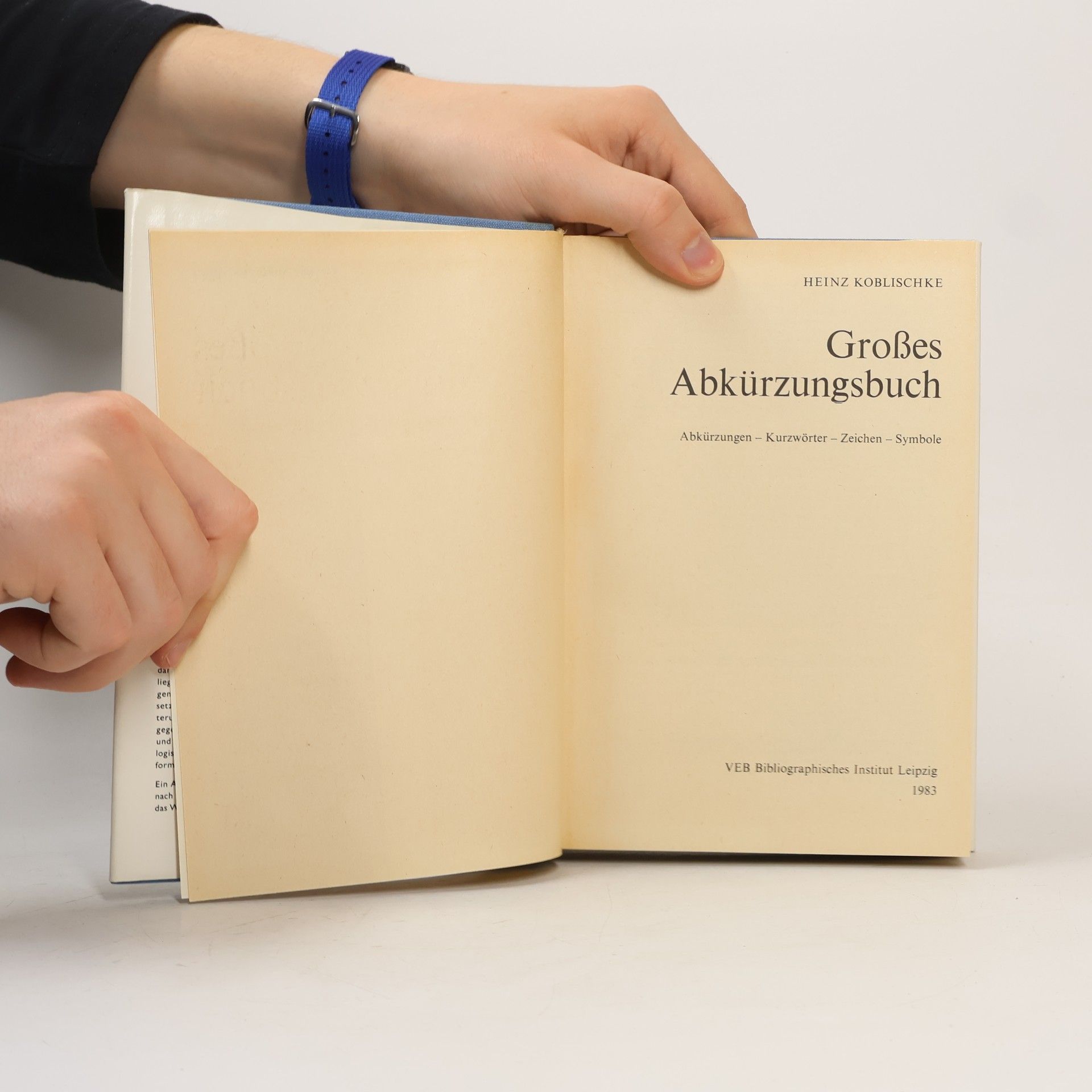 Heinz Koblischke Großes Abkürzungsbuch