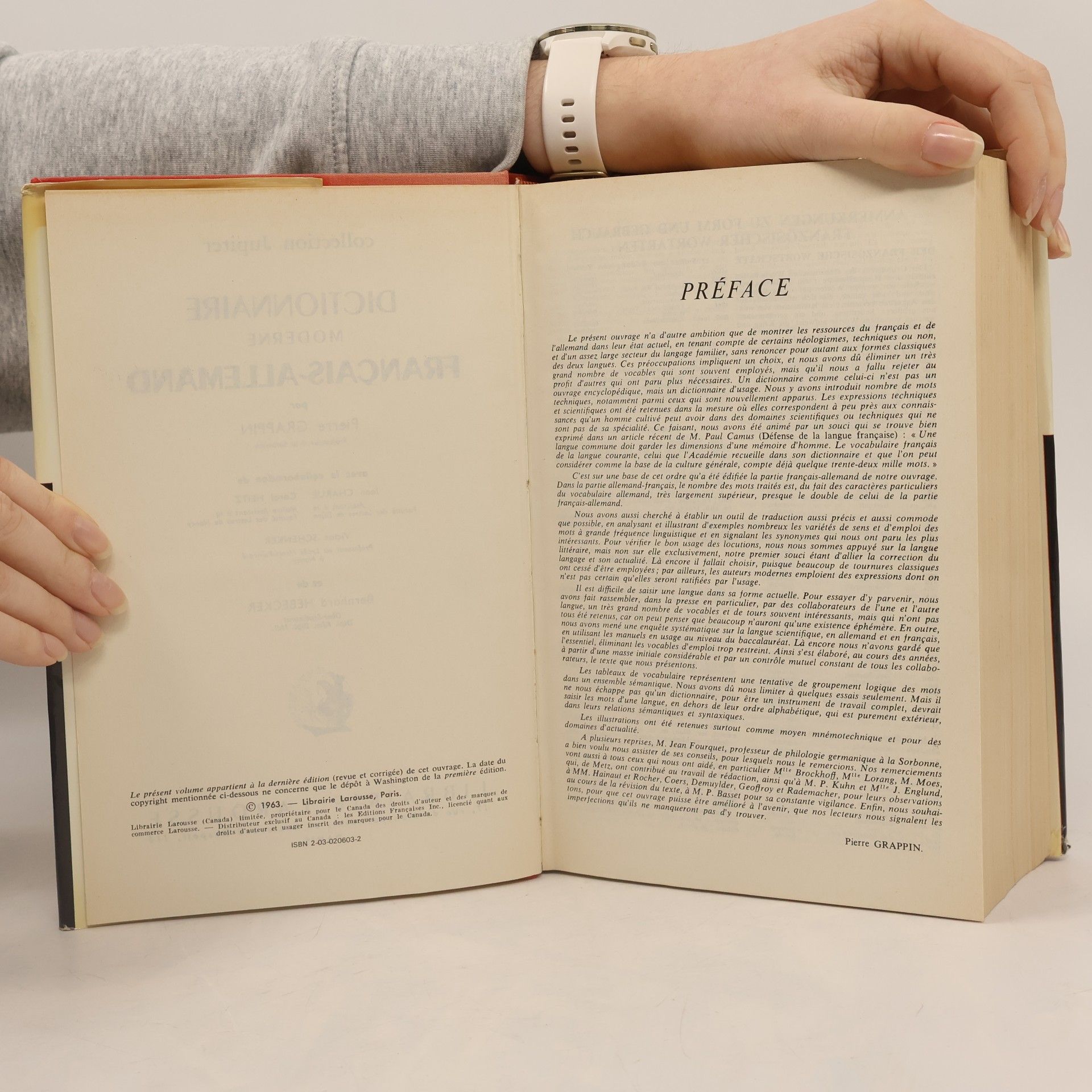 Pierre Grappin Dictionnaire moderne