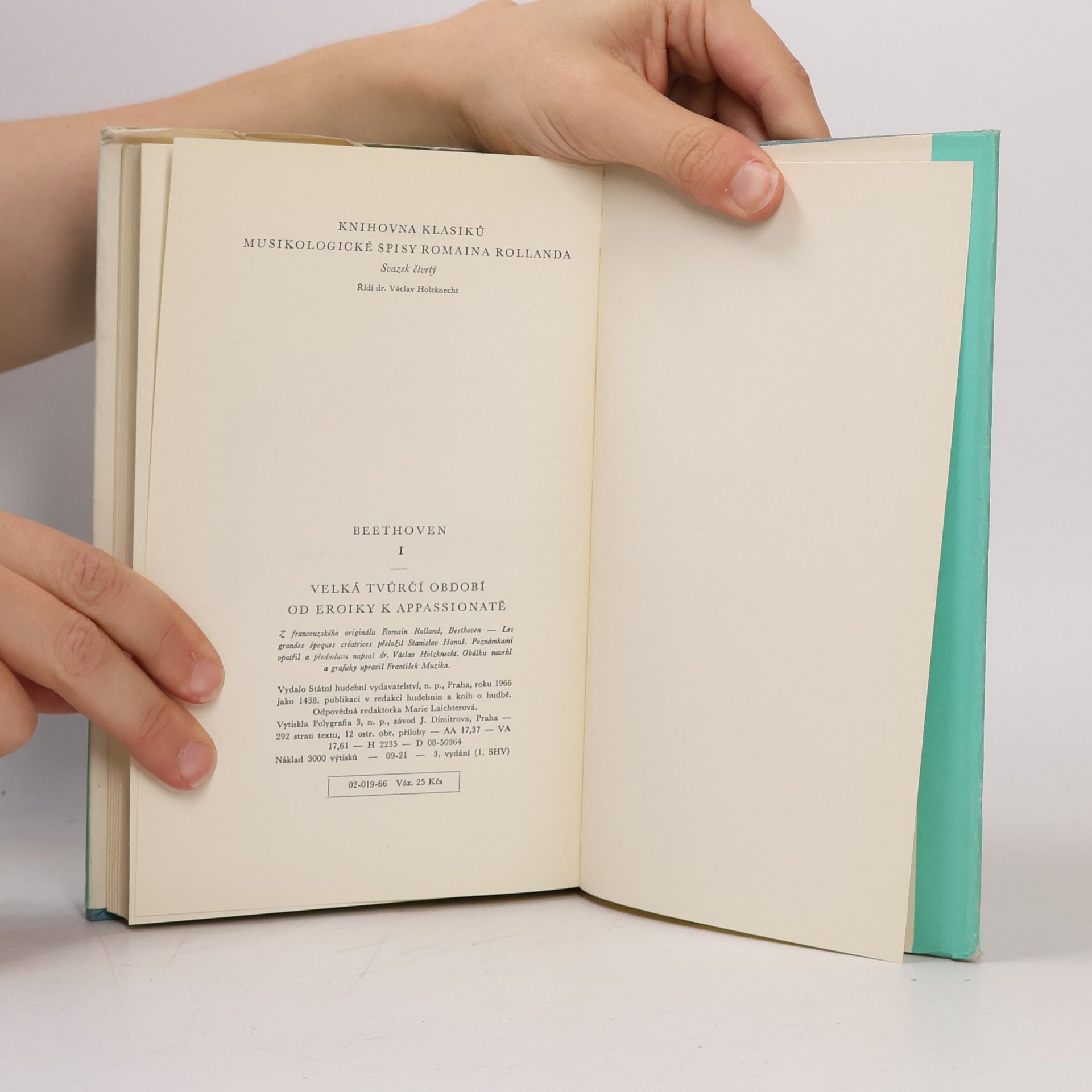 Romain Rolland Beethoven I. Velká tvůrčí období od eroiky k Appassionatě