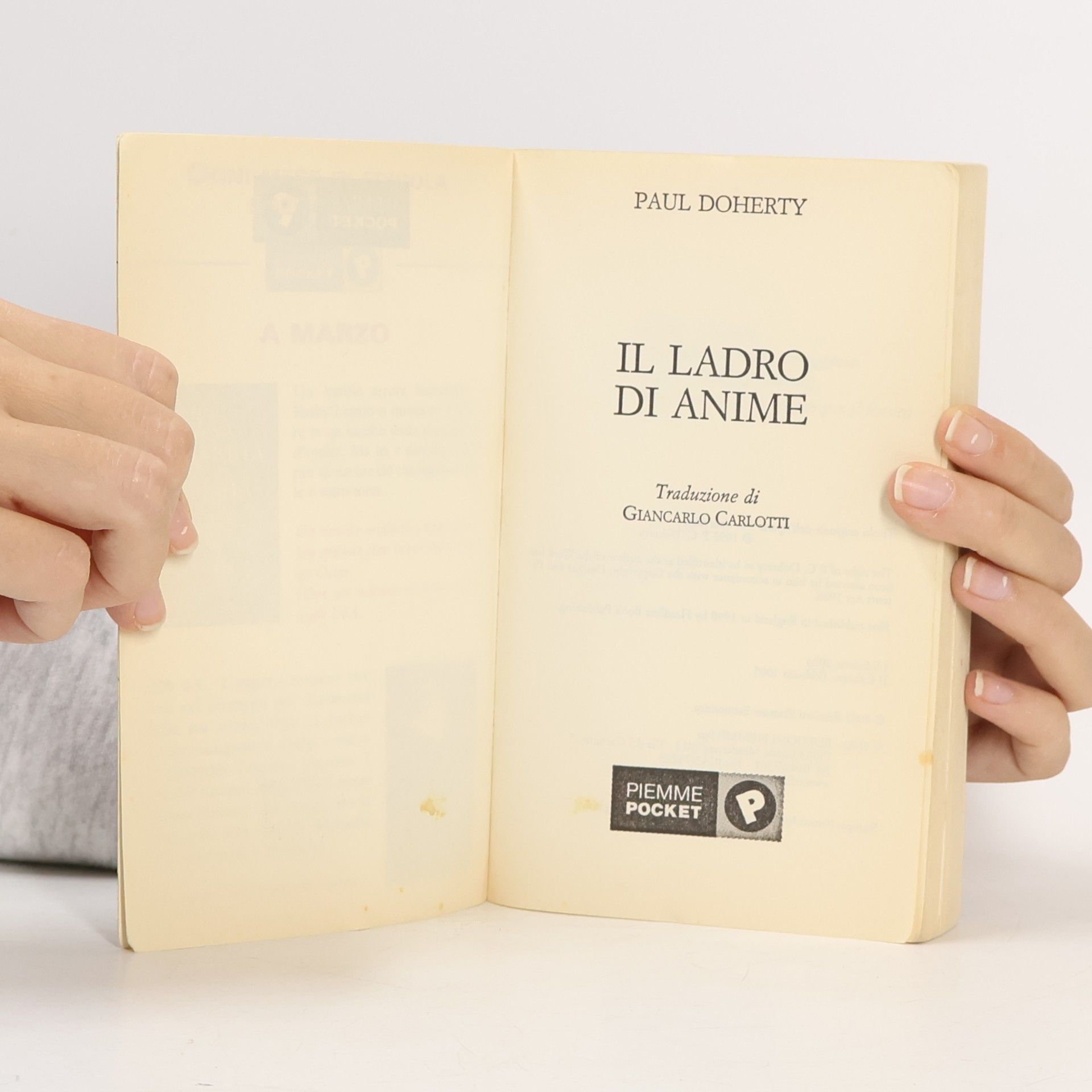 Paul Charles Doherty Il ladro di anime