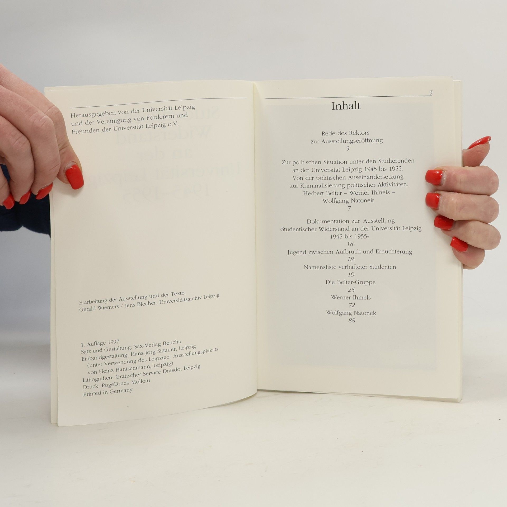 Gerald Wiemers Studentischer Widerstand an der Universität Leipzig 1945-1955