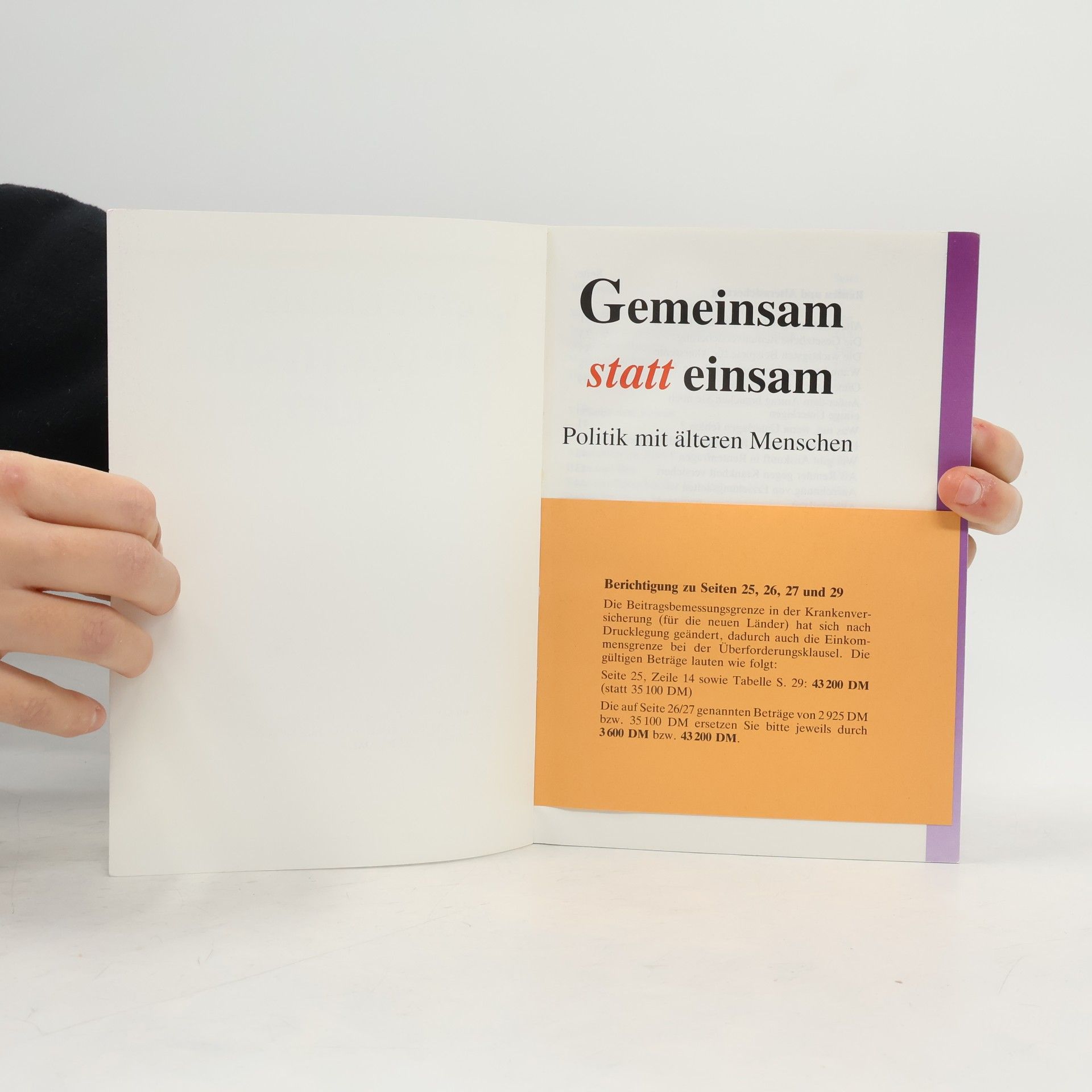 Autores varios Gemeinsam statt einsam