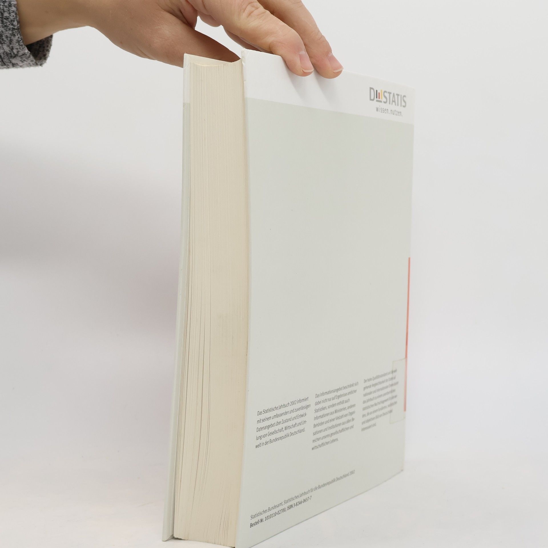 Statistisches Bundesamt Statistisches Jahrbuch 2002 für die Bundesrepublik Deutschland