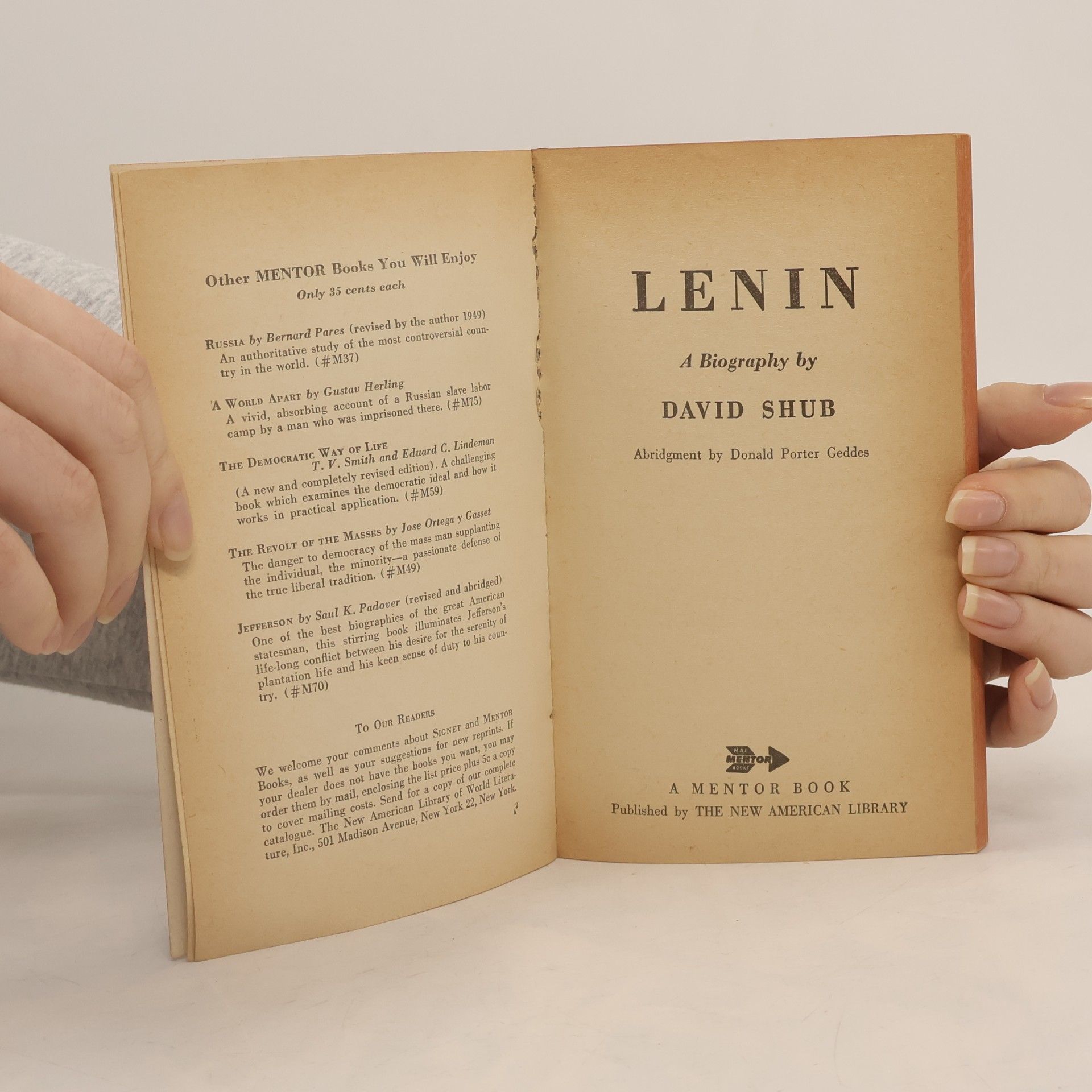 David Shub Lenin