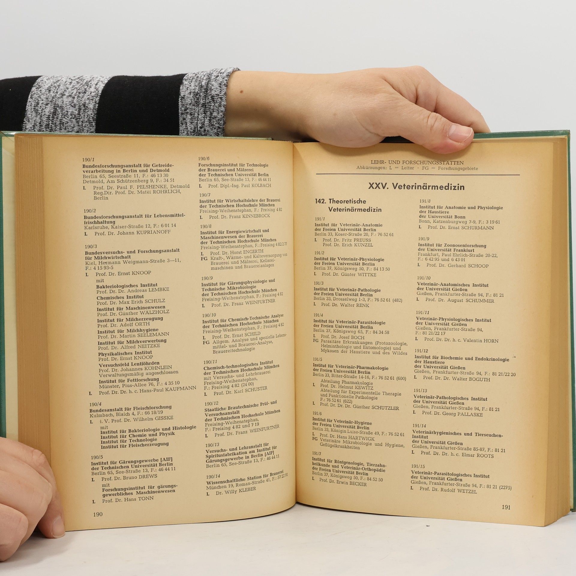 Various authors Vademecum deutscher Lehr- und Forschungsstätten