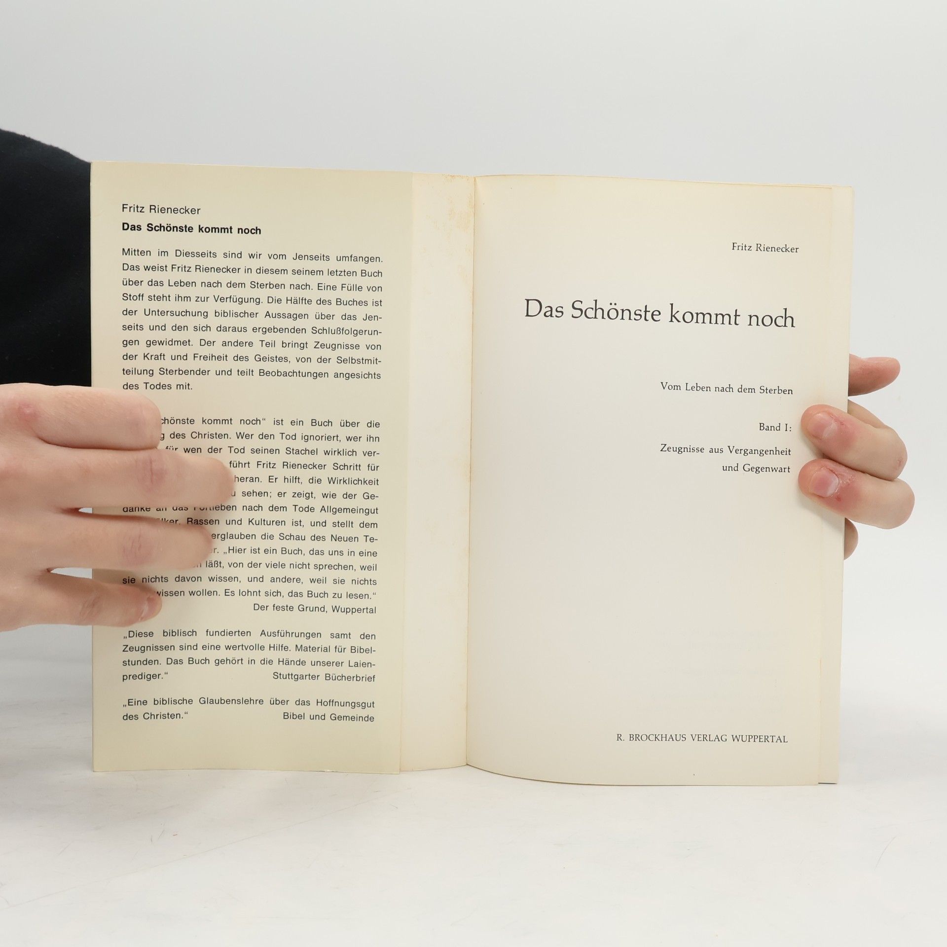 Fritz Rienecker Das Schönste kommt noch