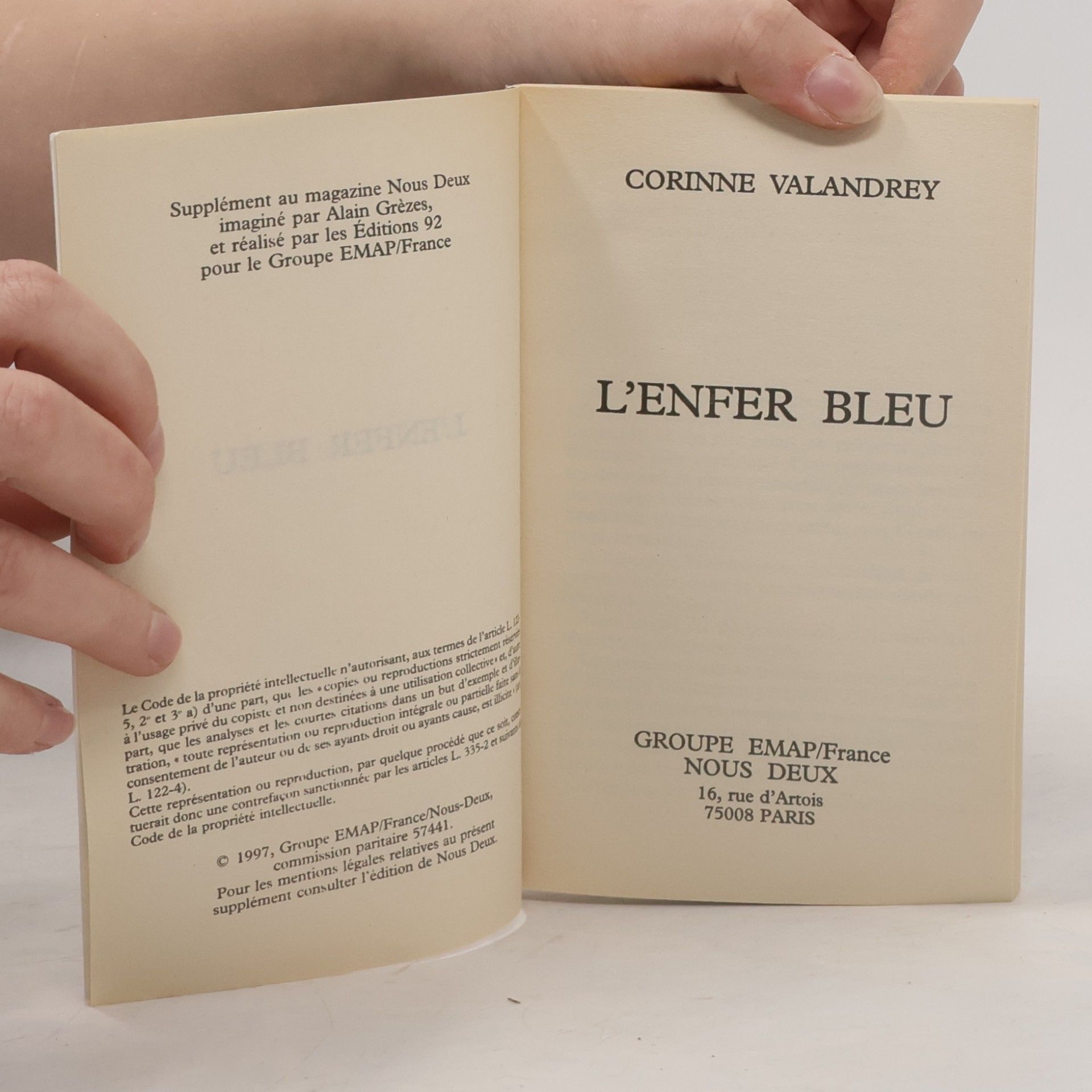 Corinne Valandrey L'ENFER BLEU