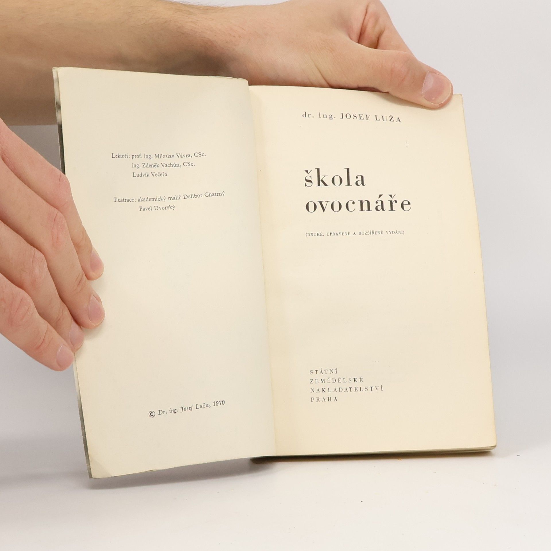 Josef Luža Škola ovocnáře