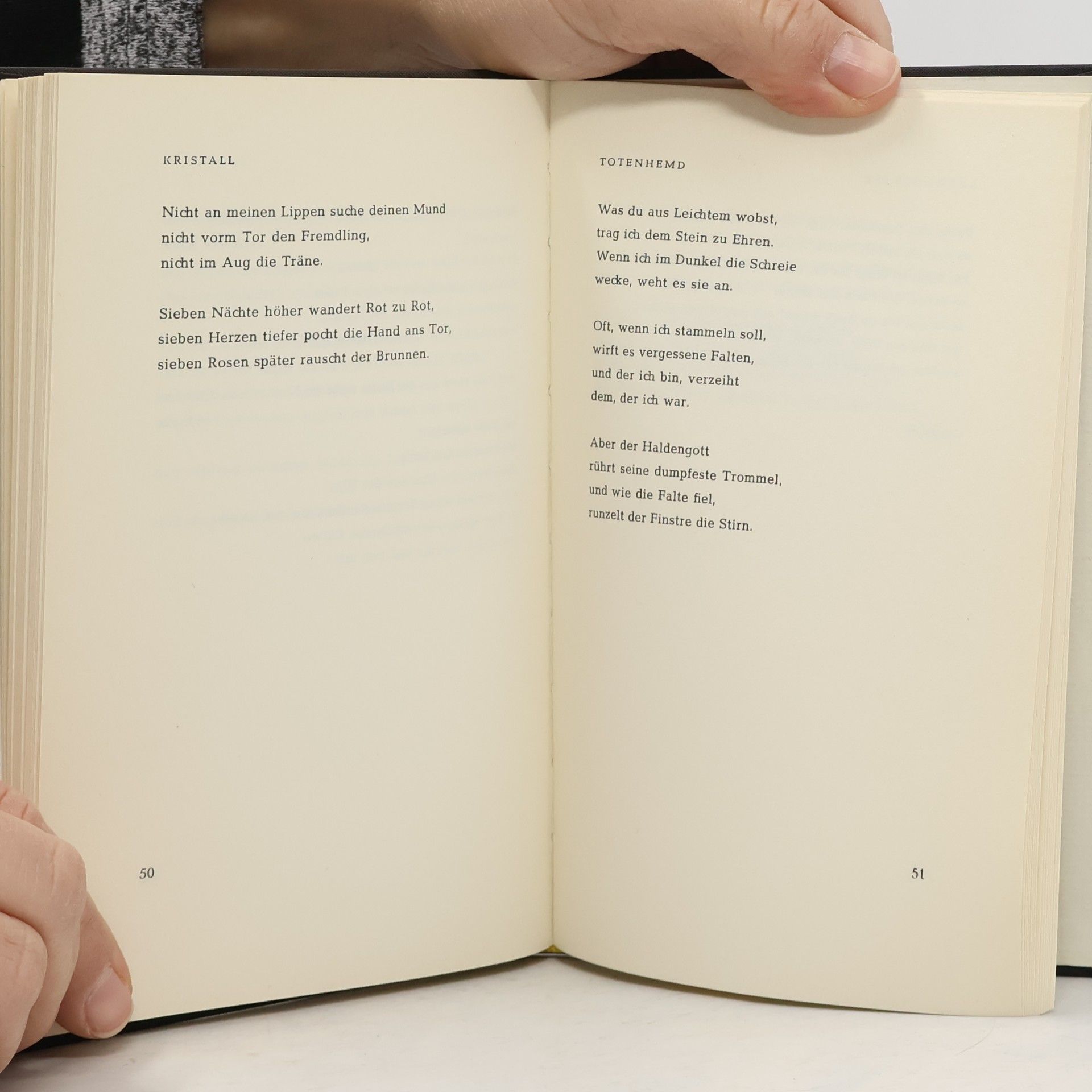 Paul Celan Mohn und Gedächtnis